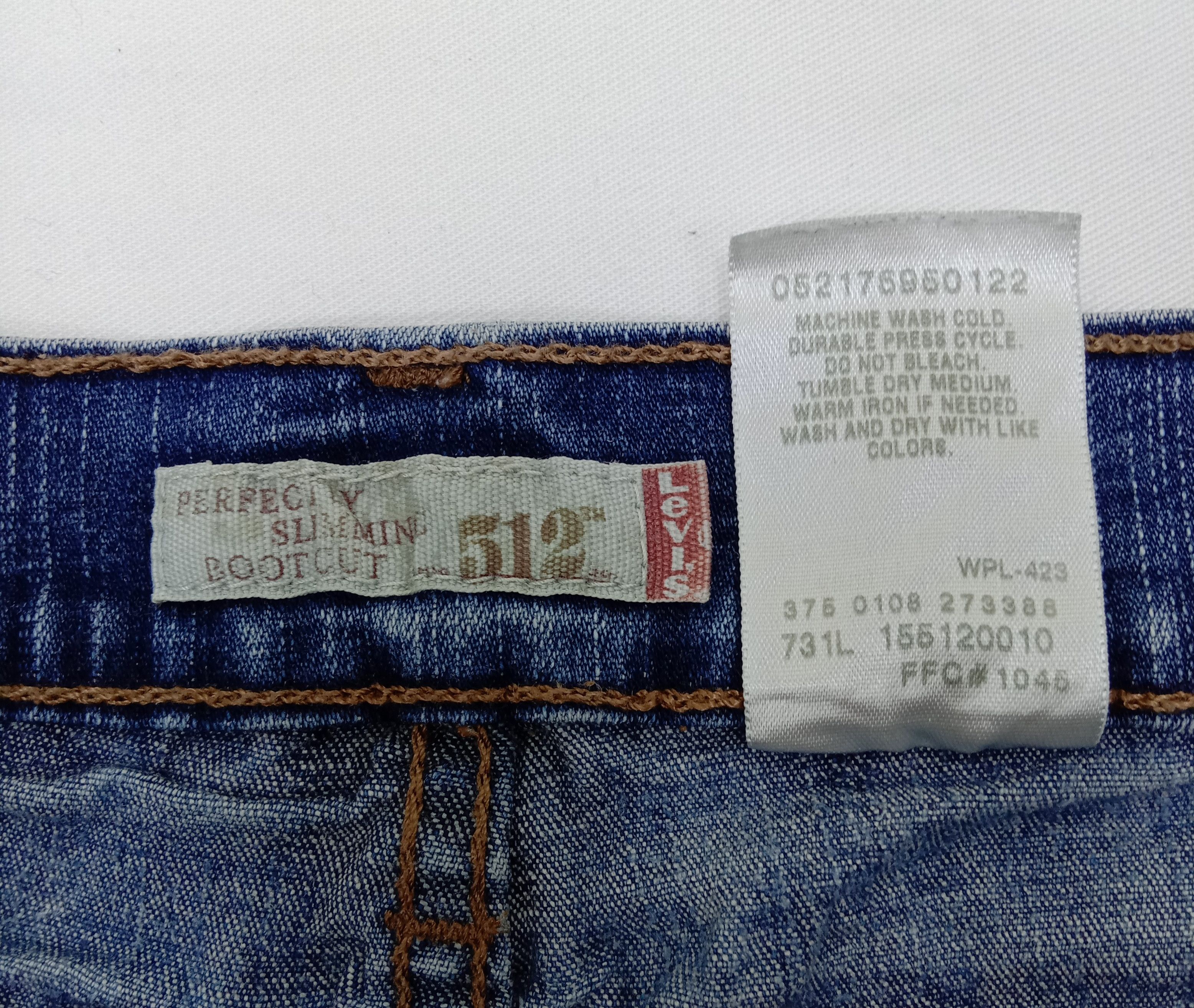 Levi's Vintage Levi's 512 Flare Jeans Slim Bootcut Denim Size 30" / US 8 / IT 44 - 11 Thumbnail
