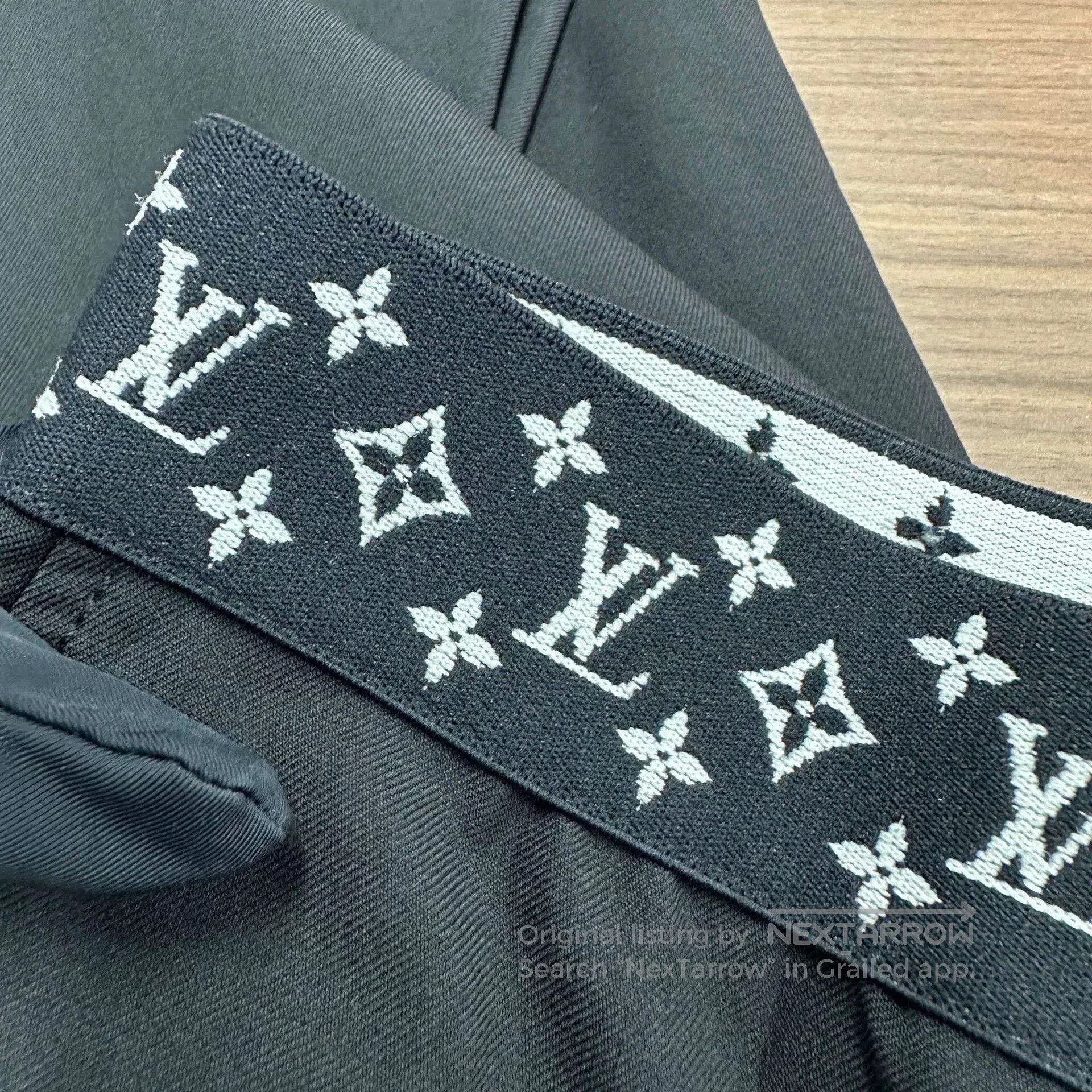 Louis Vuitton LV Black Logo Waist Casual Pants. Size US 26 / EU 42 - 3 Thumbnail