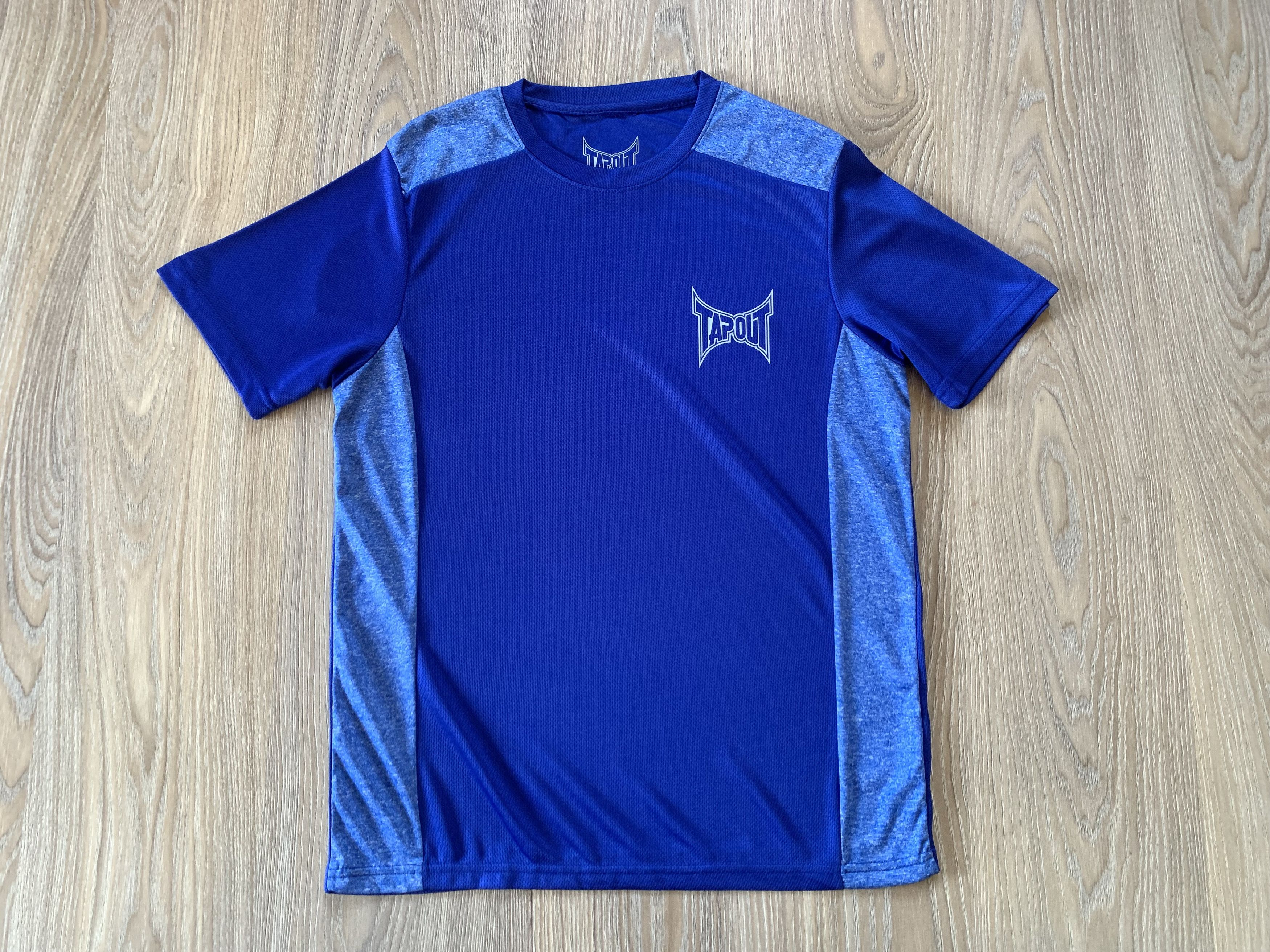 Sports Specialties × Tapout Tapout Mini Logo Blue Training T Shirt Size US S / EU 44-46 / 1 - 2 Thumbnail
