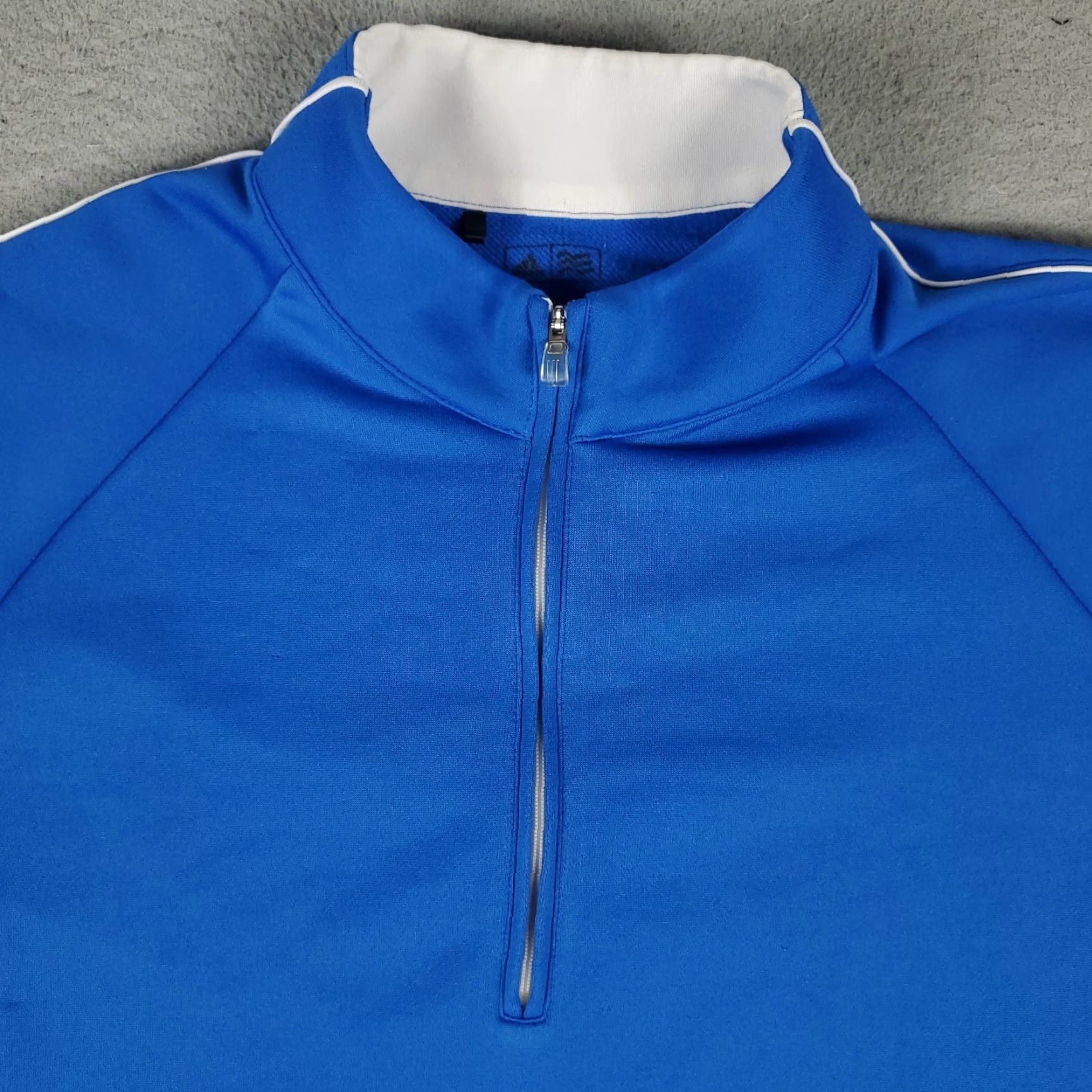 Adidas Adidas Sweater Mens Large Blue Lightweight 1/4 Zip Up Pullover Sweatshirt Sweater Adidas Mens L Blue Lightweight 1/4 Zip Up Pullover Sweatshirt Size US L / EU 52-54 / 3 - 2 Thumbnail