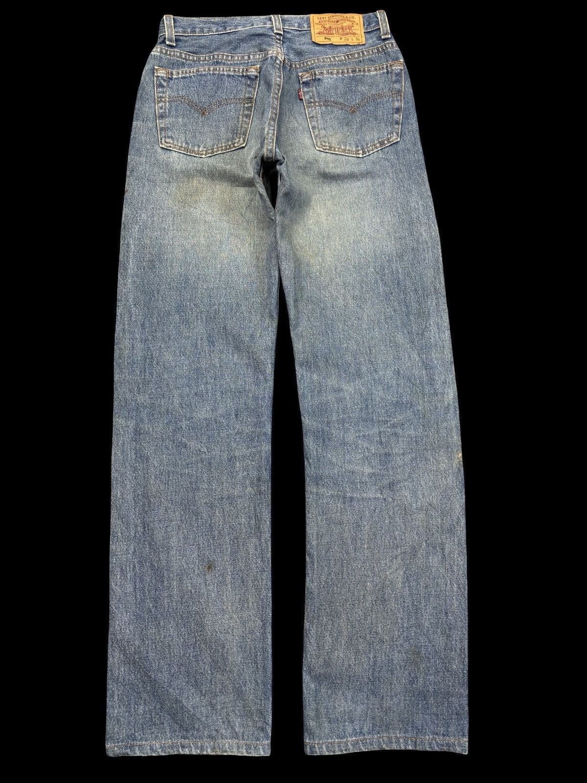 Levi's Vtg Levis 501 Medium Wash Original Denim F948 Size US 27 - 2 Thumbnail