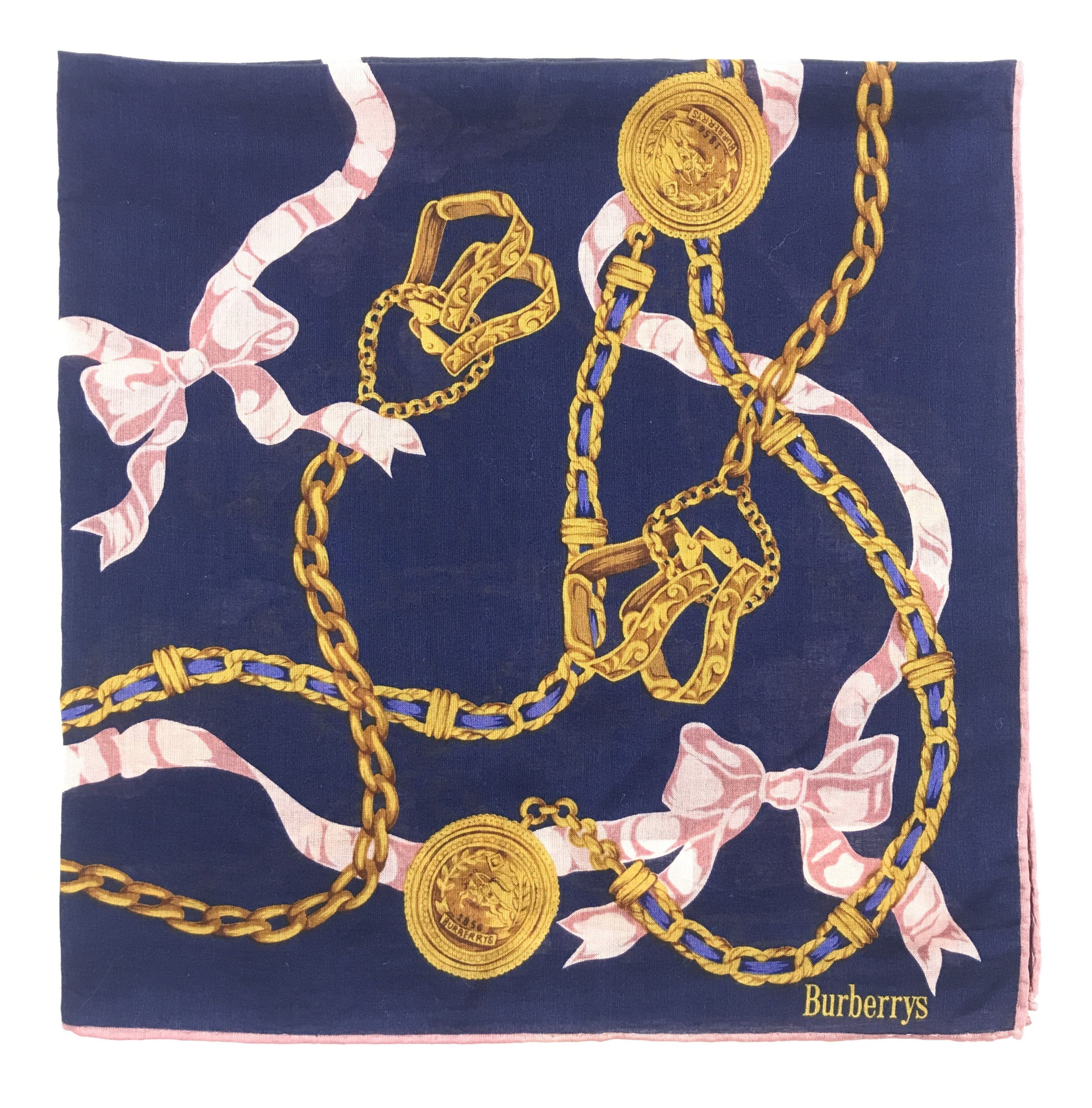 Burberry × Vintage Vintage Burberry Bandana Neckerchief Handkerchief Size ONE SIZE - 2 Thumbnail