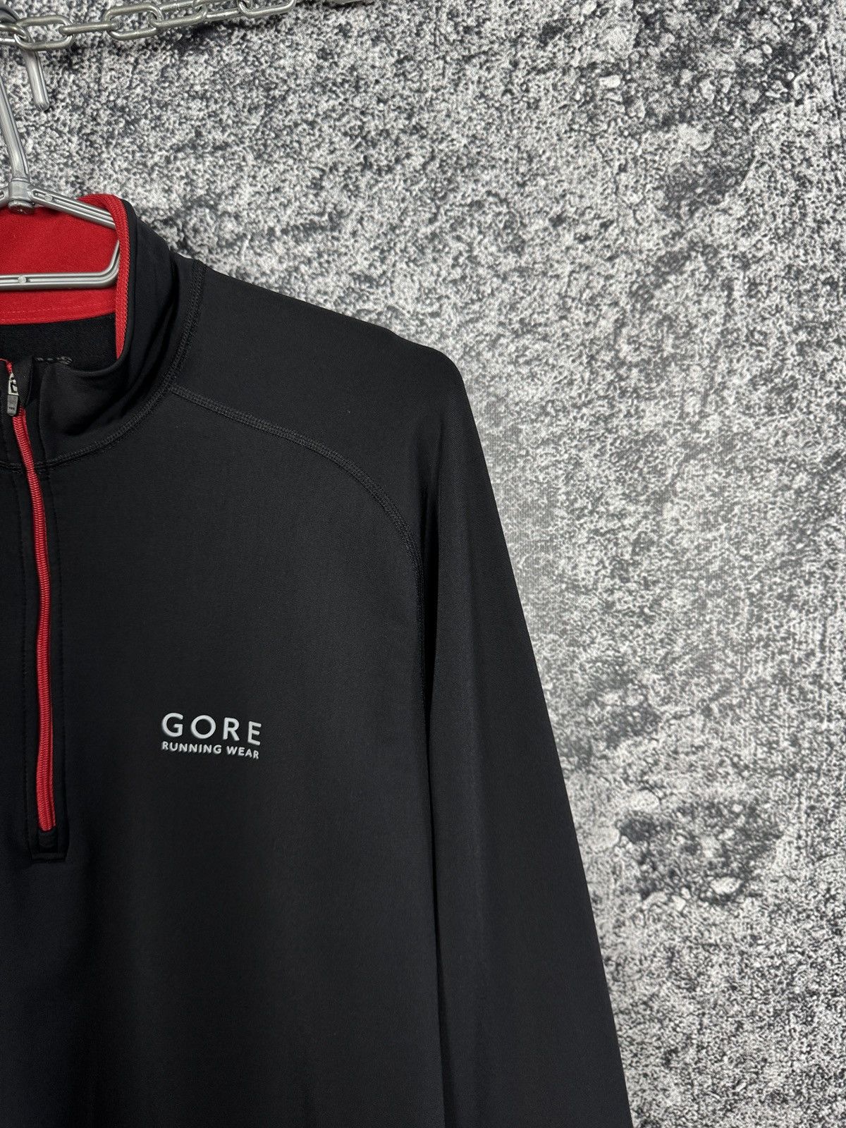 GOREWEAR Gore Running Wear Half Zip Stretch Pullover Bike Run Size L Size US L / EU 52-54 / 3 - 2 Thumbnail