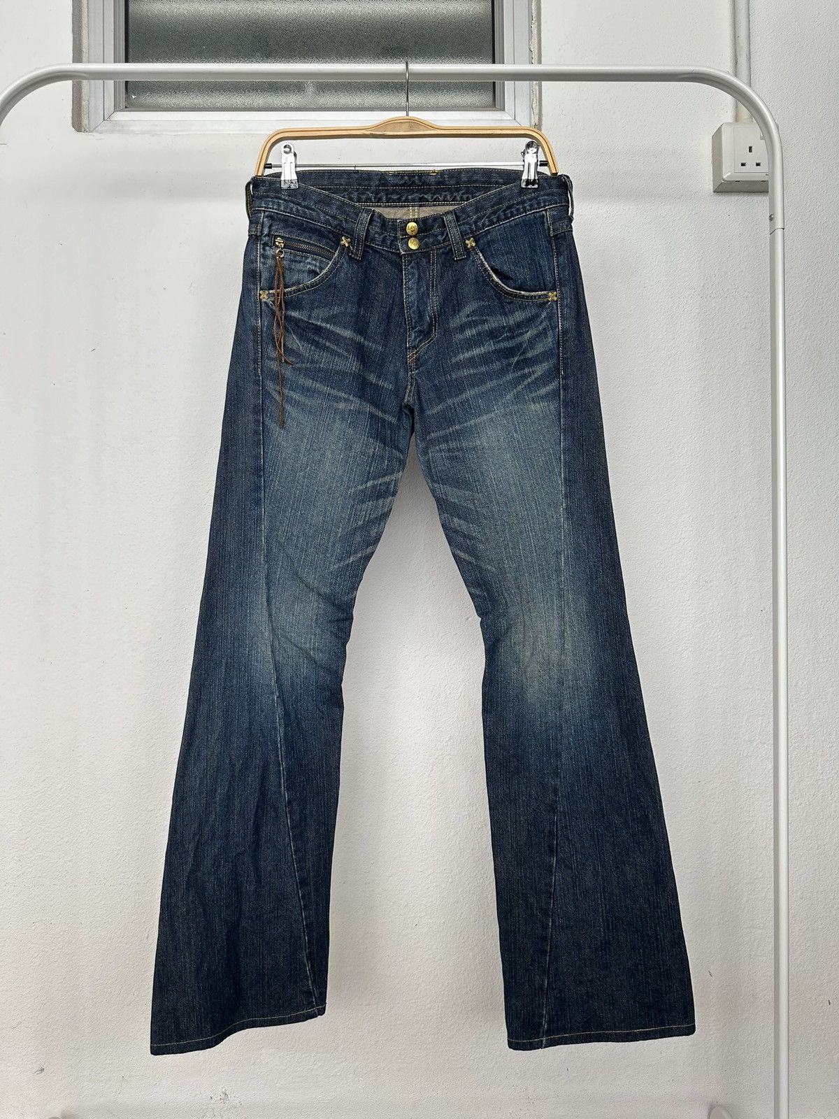 If Six Was Nine Archive Lee Japan ethnic fashion flared jean Size US 32 / EU 48 - 16 Thumbnail
