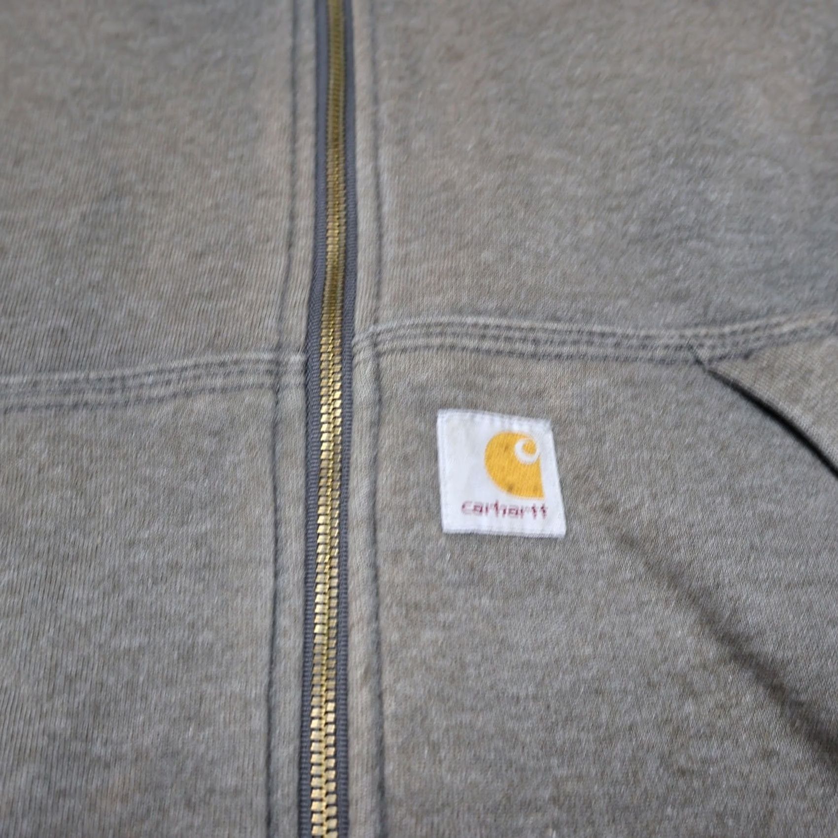 Carhartt VINTAGE Carhartt Jacket Men XL Gray Rain Defender Full Zip Quilted Hoodie Lined Outdoor Size US XL / EU 56 / 4 - 3 Thumbnail