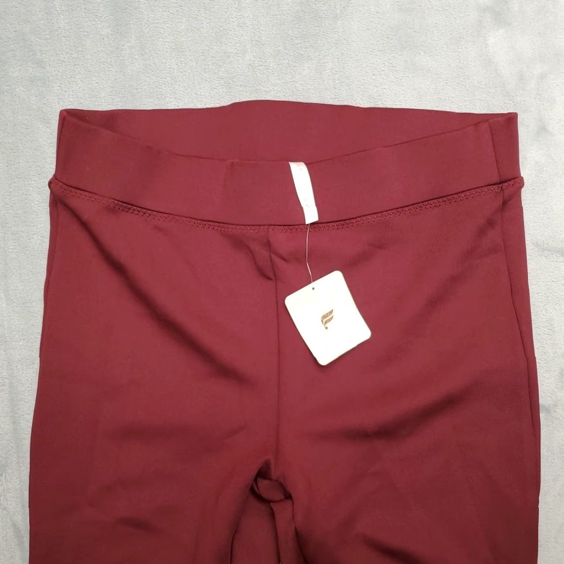 Fabletics Fabletics Pants Womens XL maroon High Waisted Legging Yoga Athleisure Atlantis Size 34" / US 12 / IT 48 - 2 Thumbnail