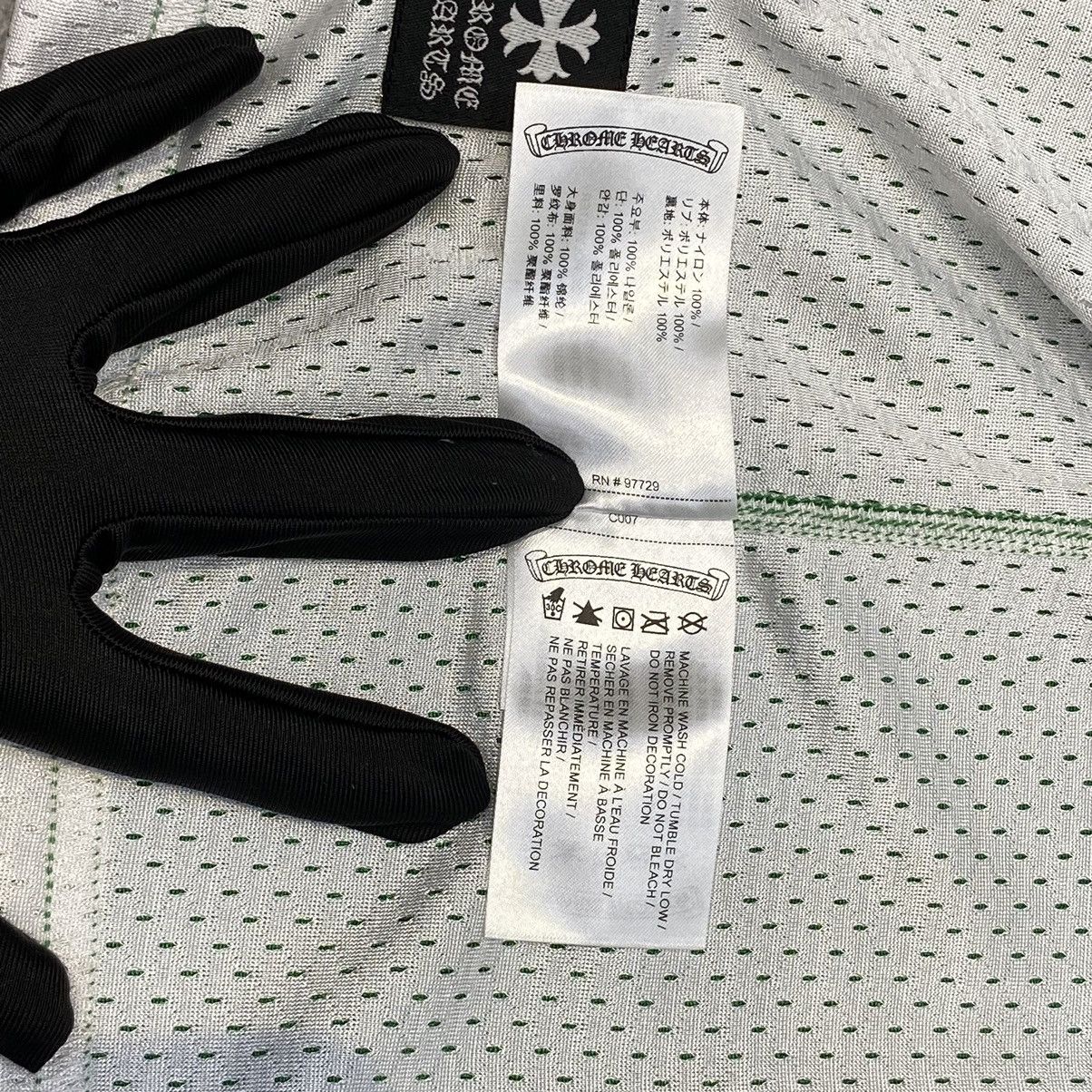 Chrome Hearts CHROME HEARTS Mesh Reversible Basketball Jersey GREEN/WHITE Size US L / EU 52-54 / 3 - 15 Thumbnail