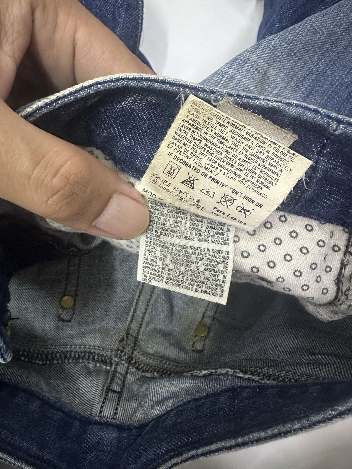 Diesel × Vintage Vintage DIESEL Industry Denim Size US 31 - 15 Thumbnail