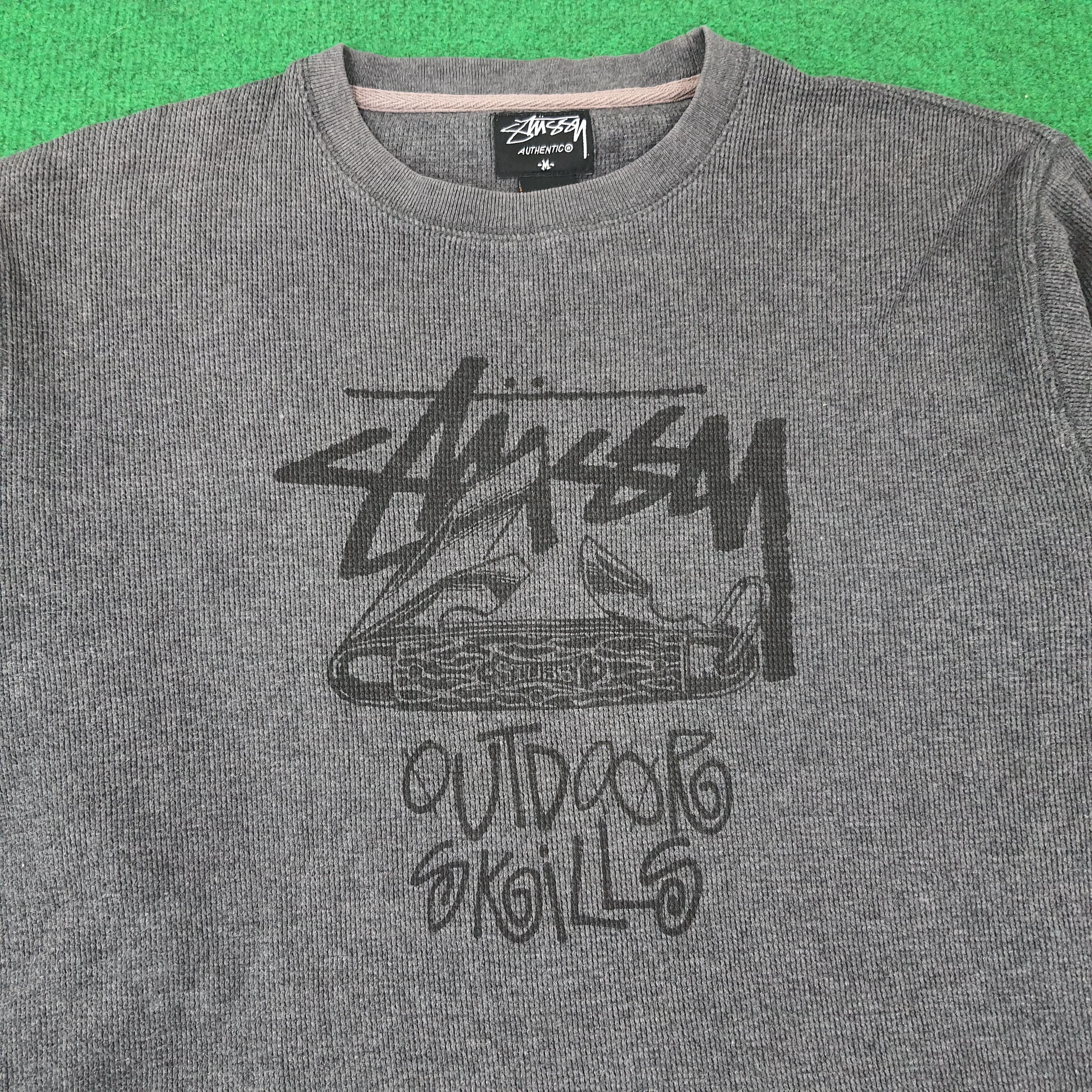 Stussy Vintage Stussy Outdoor Skills Streetwear Sweatshirt C240N15 Size US M / EU 48-50 / 2 - 2 Thumbnail