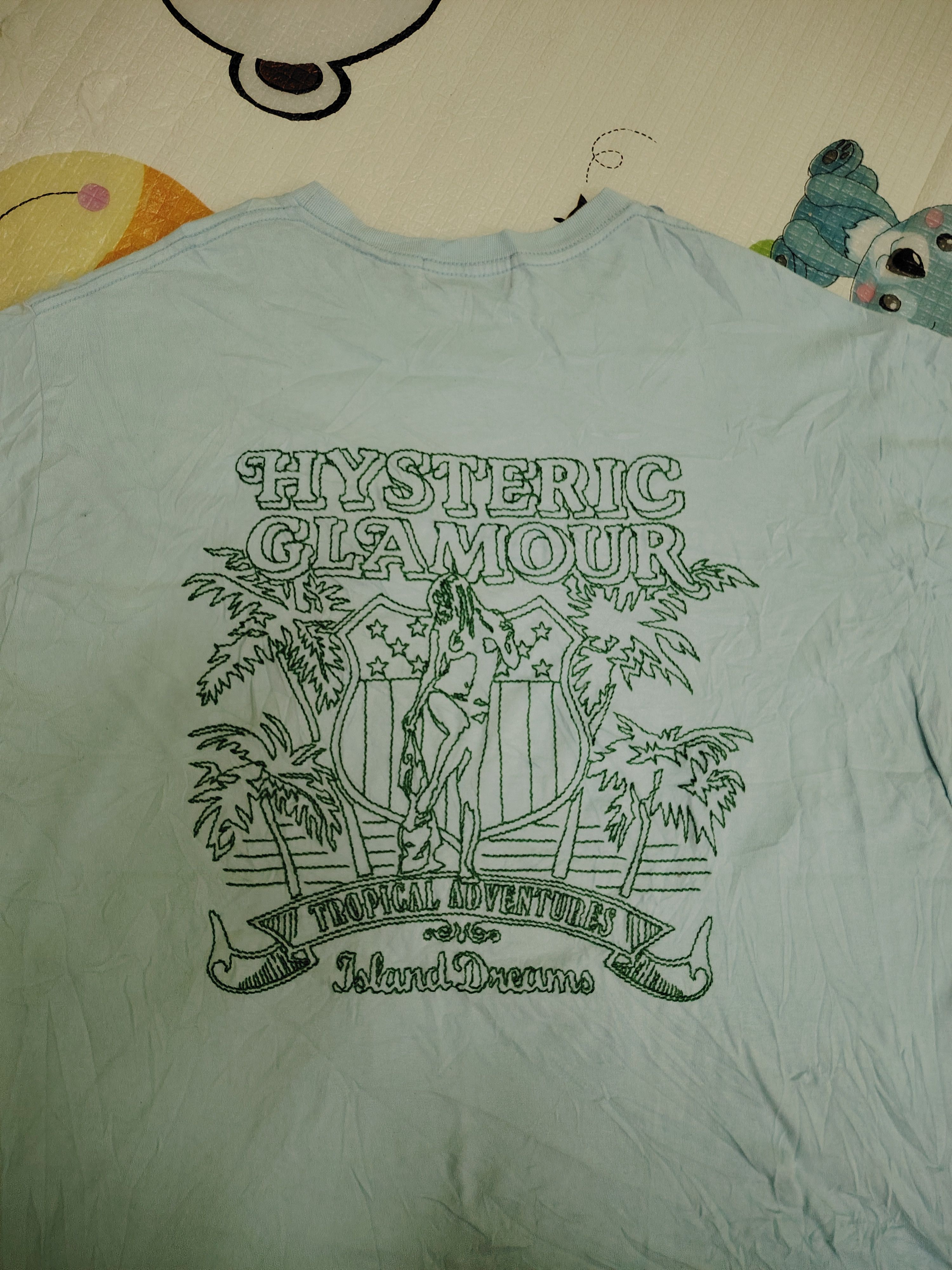 Hysteric Glamour HYSTERIC GLAMOUR TROPICAL ADVENTURES Embroidered T-shirt Size US XL / EU 56 / 4 - 4 Thumbnail