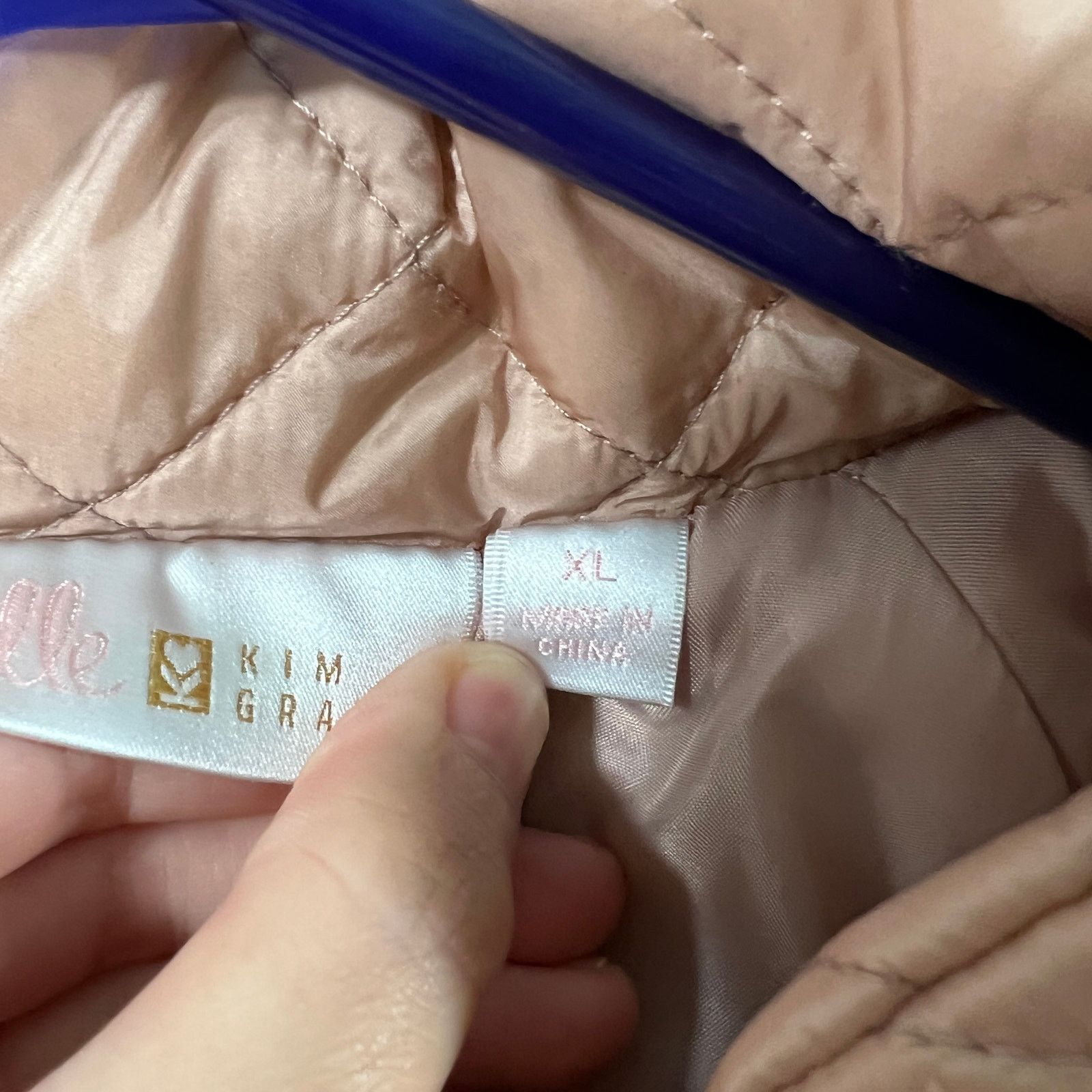 Other Belle by Kim Gravel Quilted Zip-Front Womens Jacket Size XL / US 12-14 / IT 48-50 - 4 Thumbnail