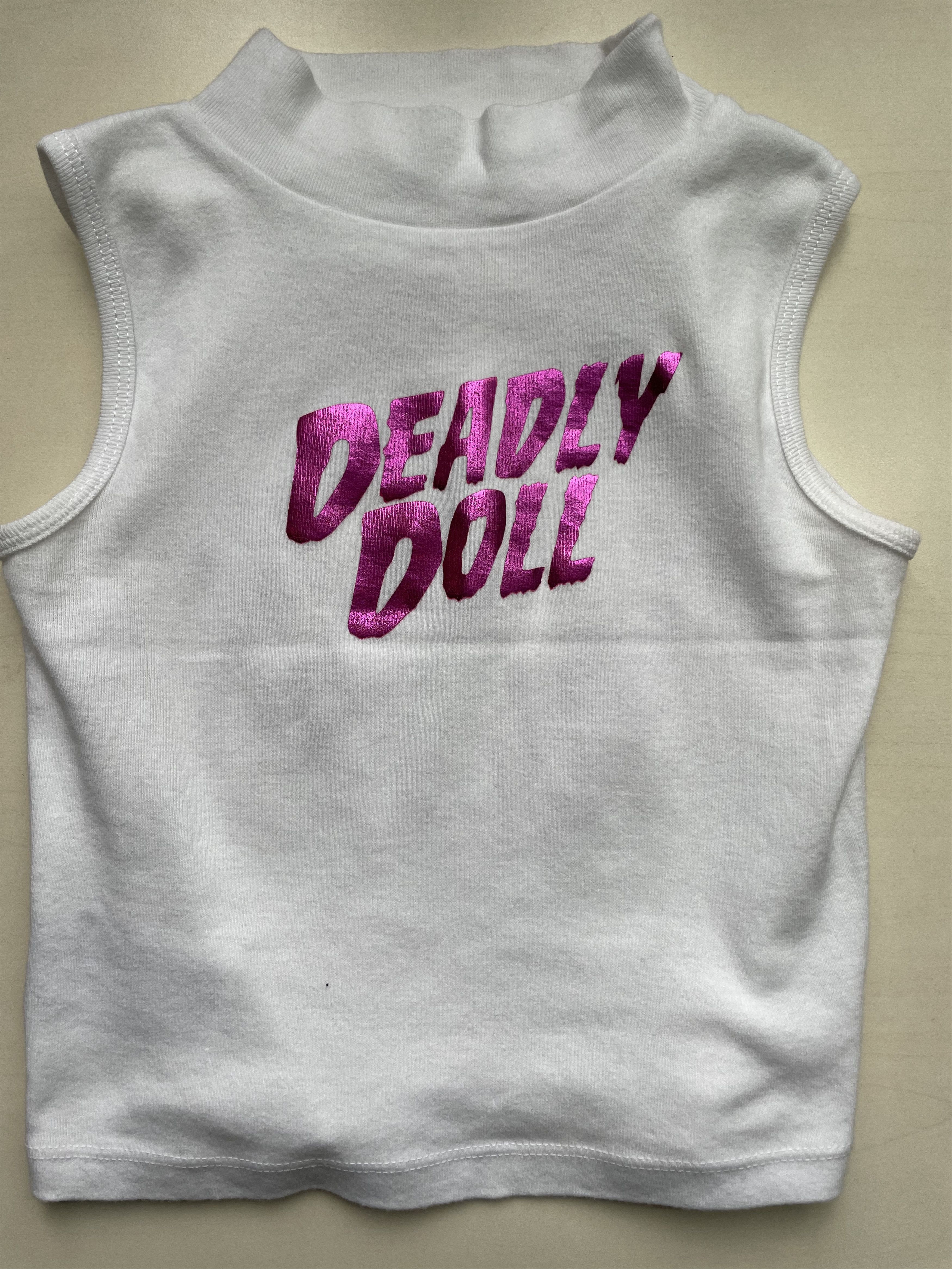Chrome Hearts Chrome Hearts Deadly Doll Horseshoe White Tank Top Size S / US 4 / IT 40 - 4 Thumbnail