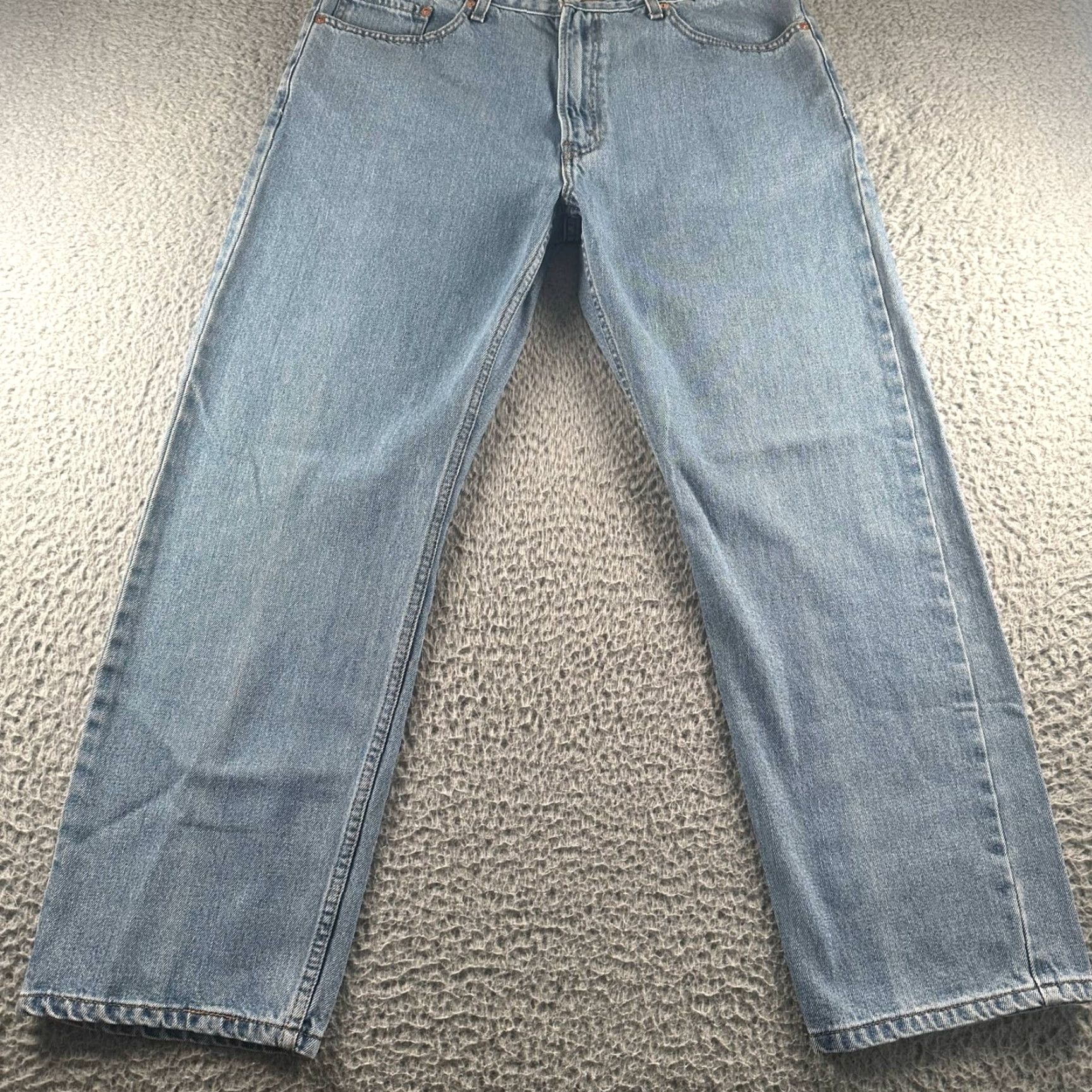 Levi's Levi's 505 Jeans Mens 38x30 Regular Fit Light Blue Straight Blue Jeans 2000s Vintage? No, Regular? No Size US 38 / EU 54 - 3 Thumbnail