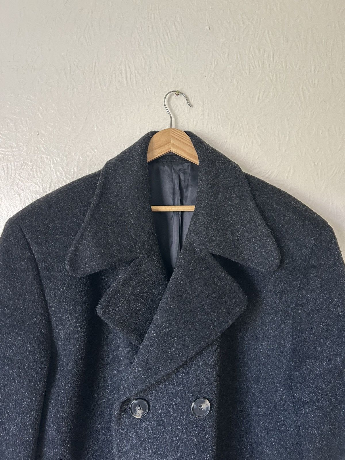 Crombie Crombie men's double-breasted wool-blend pea coat Size US XL / EU 56 / 4 - 2 Thumbnail