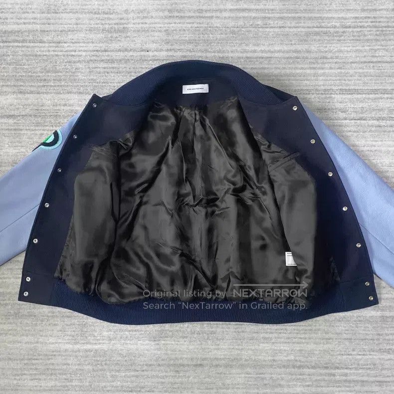 Kiko Kostadinov Kiko Kostadinov Black and Blue Baseball Jacket Size US S / EU 44-46 / 1 - 3 Thumbnail