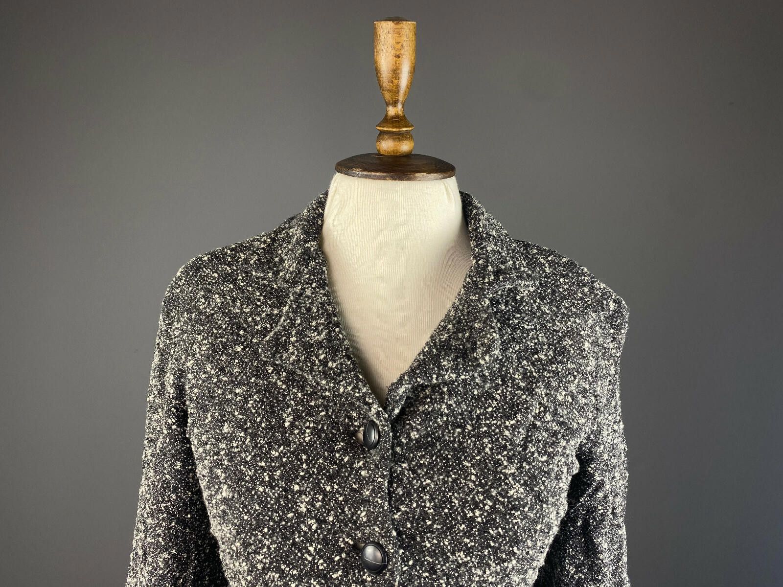 Designer Bitte Kai Rand Gray Wool Button Up Blazer Jacket Size 46 Size M / US 6-8 / IT 42-44 - 2 Thumbnail