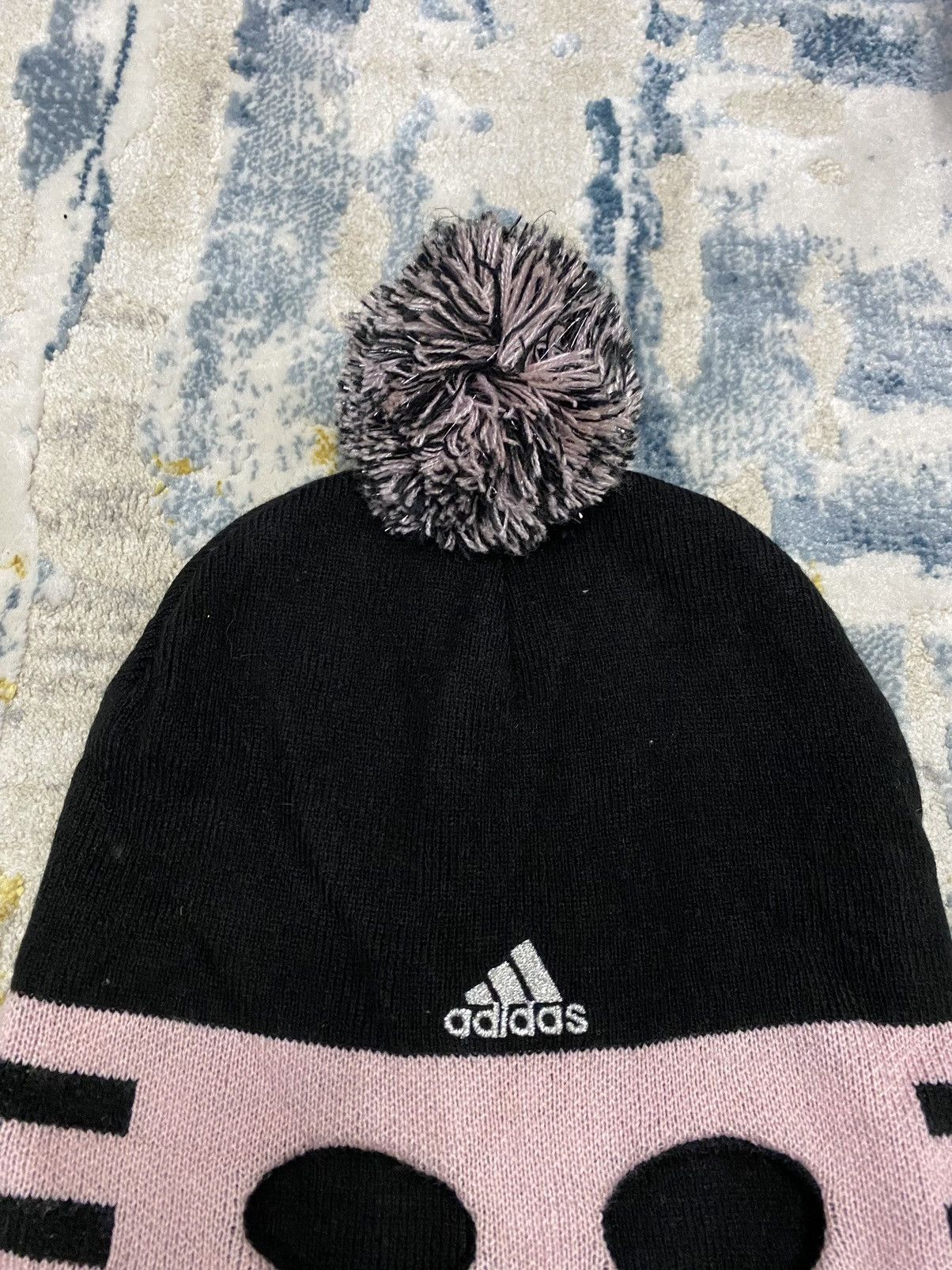 Adidas × Japanese Brand × Shellac 2000s Adidas Half Balaclava 3 stripe hat Size ONE SIZE - 5 Thumbnail