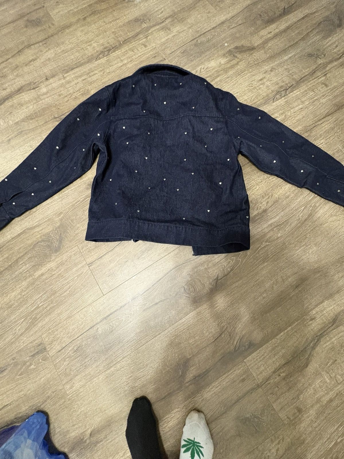 Arte Antwerp HEART DENIM JACKET Size US XS / EU 42 / 0 - 2 Thumbnail