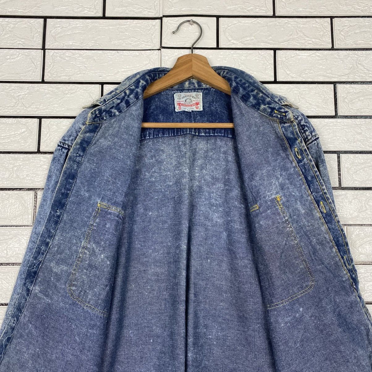 Toyo Enterprises 📌Vintage Hickory Chore Jacket Denim Flightless Bird Size US M / EU 48-50 / 2 - 15 Thumbnail