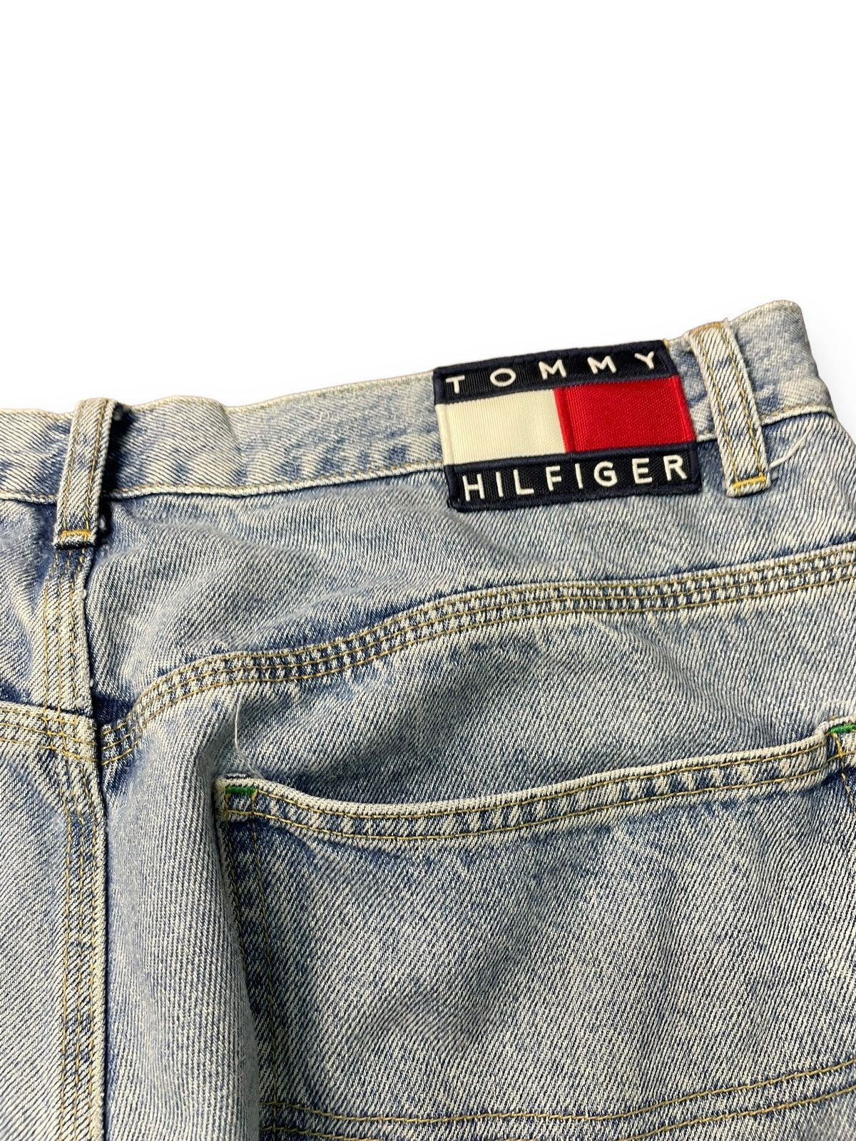 JNCO Vintage Tommy Hilfiger Carpenter Jorts Size US 34 / EU 50 - 4 Thumbnail