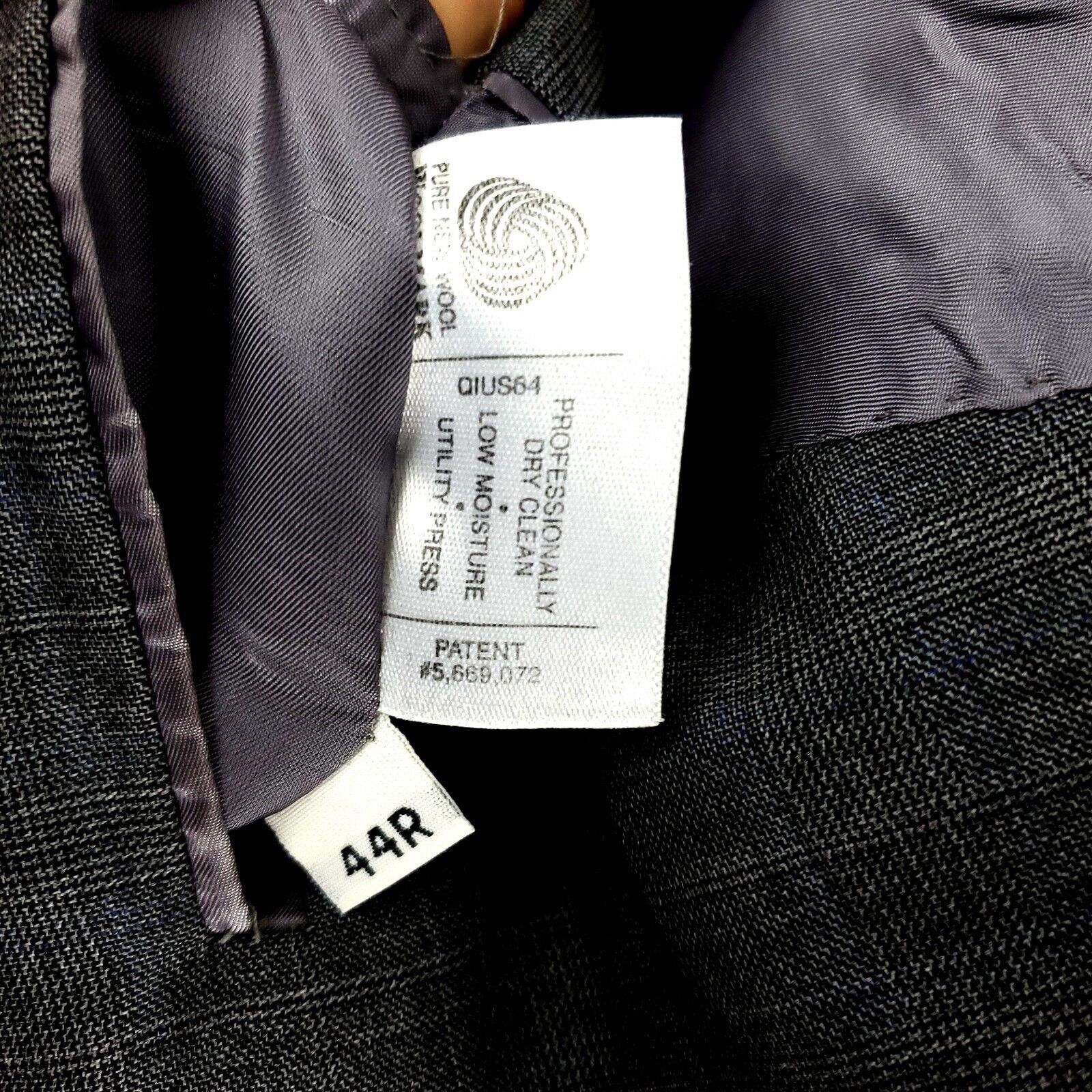 Hart Schaffner Marx Hart Schaffner Marx Gold Trumpeter Wool 2 Button Blazer 42L Size 42L - 8 Thumbnail