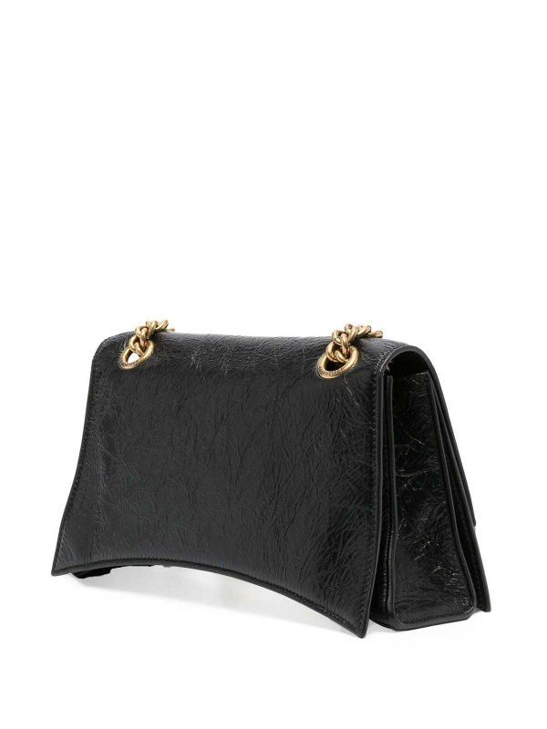 Balenciaga o1s1rm0226 Size: OS / Crush Chain Small Bag In Black Size ONE SIZE - 5 Thumbnail