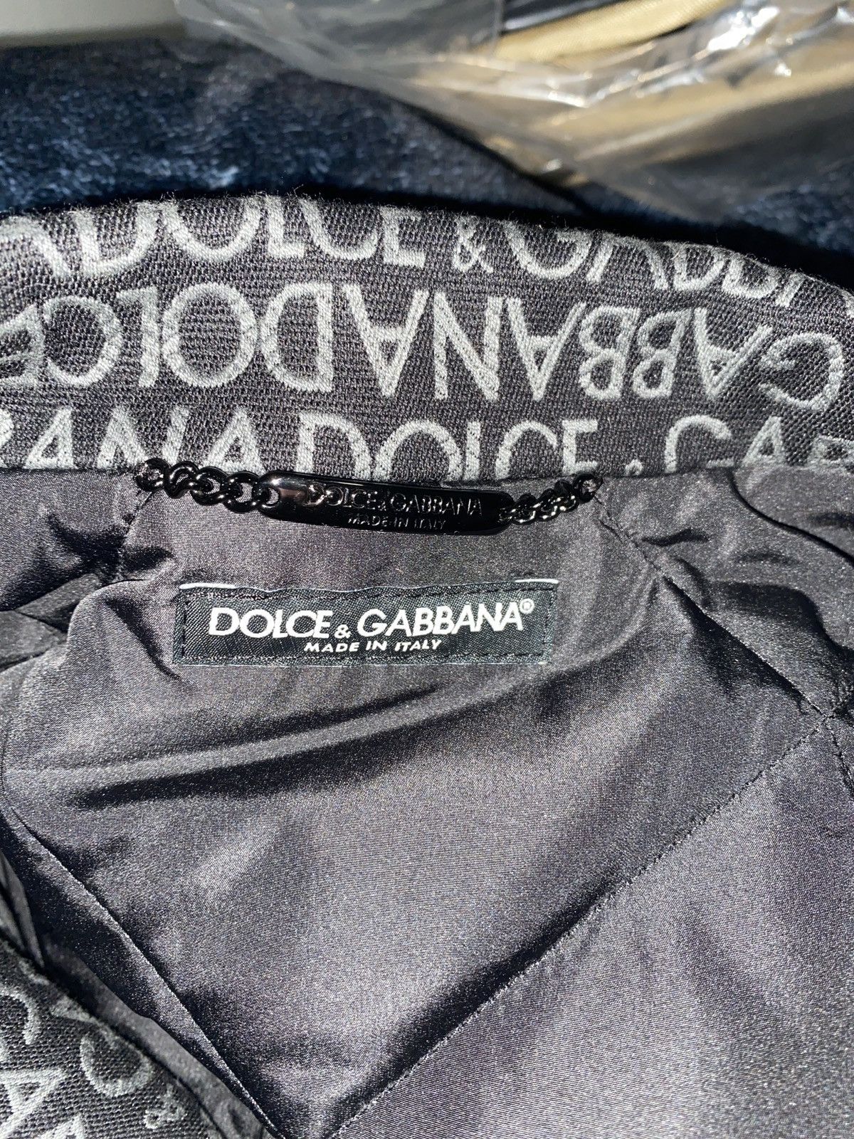 Dolce & Gabbana Dolce & Gabbana logo-printed shirt jacket Size US L / EU 52-54 / 3 - 14 Thumbnail