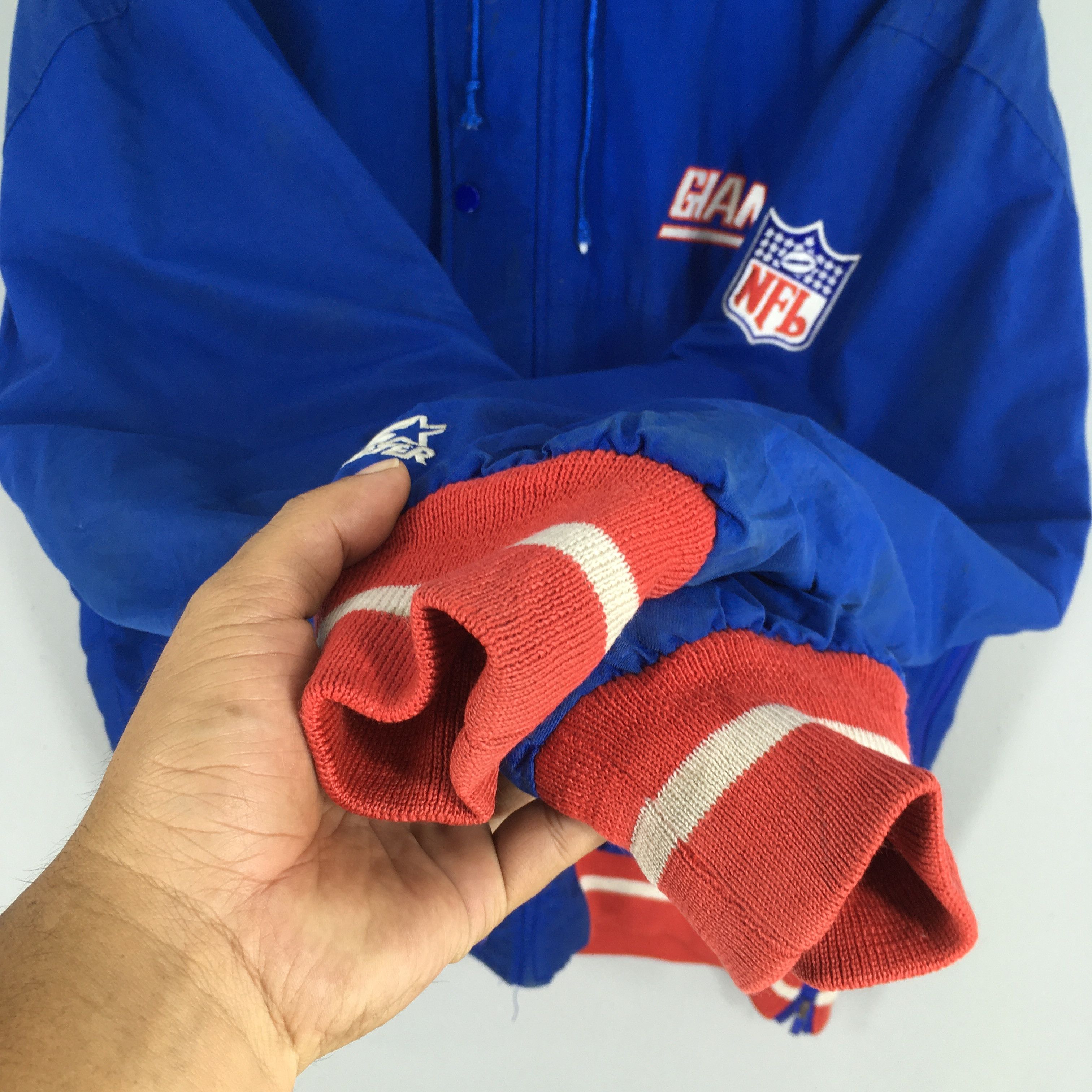 NFL Vintage 90s New York Giants NFL Hoodie Jacket Large Size US L / EU 52-54 / 3 - 4 Thumbnail