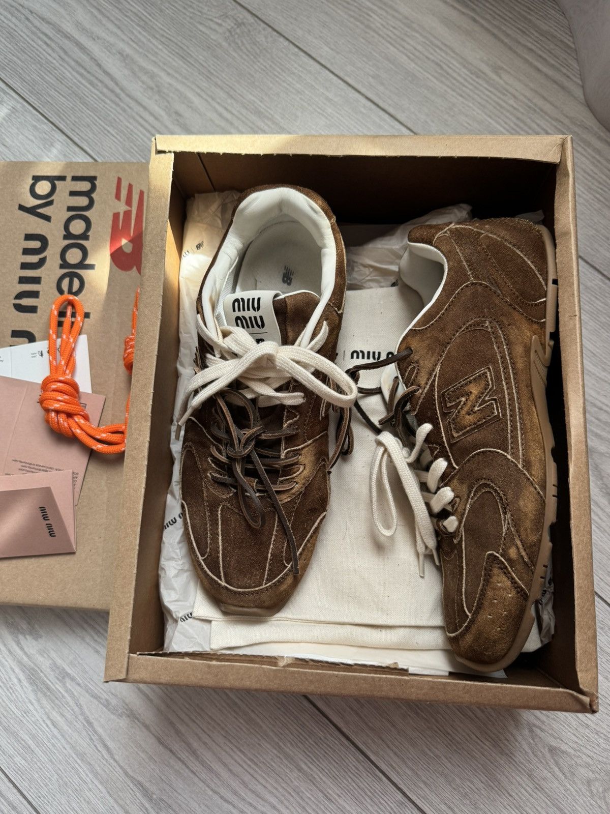 Miu Miu × New Balance New Miu Miu X NB sneakers IT40 Size US 10 / IT 40 - 7 Thumbnail