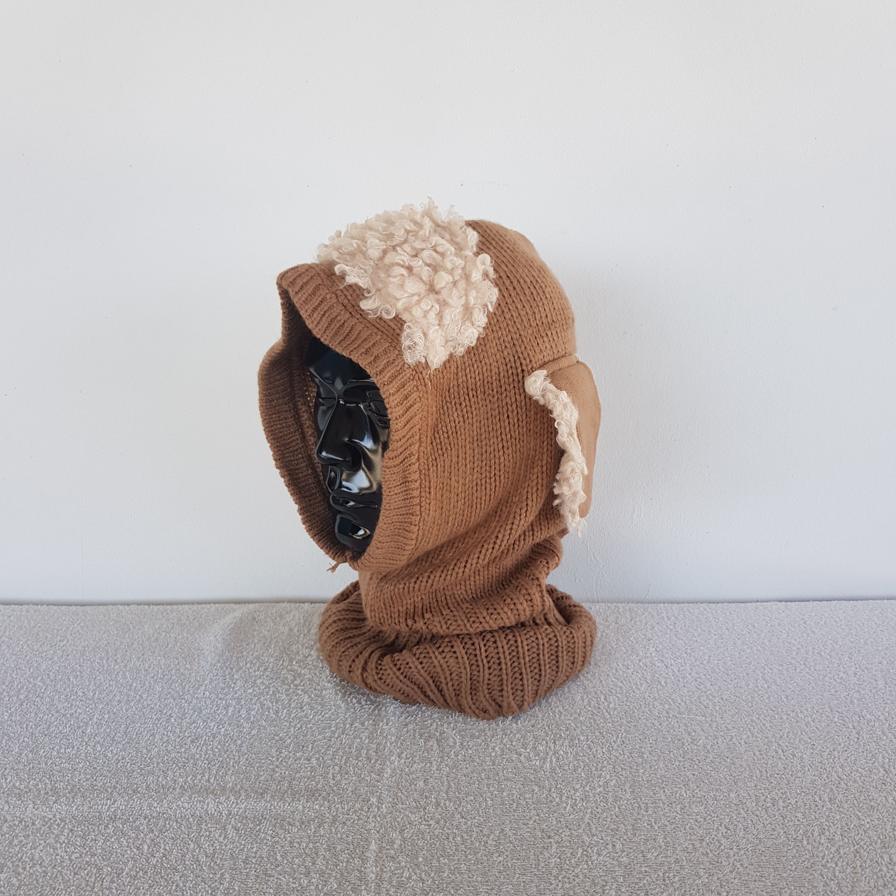 Japanese Brand Vintage Sheep Beanie Japanese Snow Caps Earflap Hats Size ONE SIZE - 2 Thumbnail