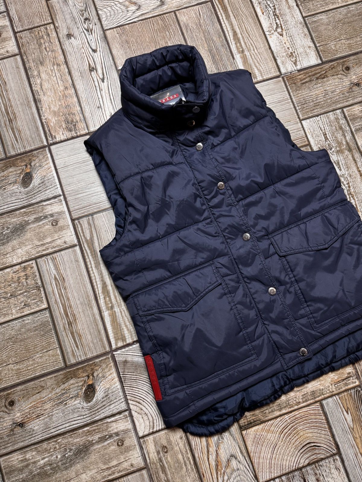 Prada Prada vest womens vintage size M-L Size L / US 10 / IT 46 - 2 Thumbnail