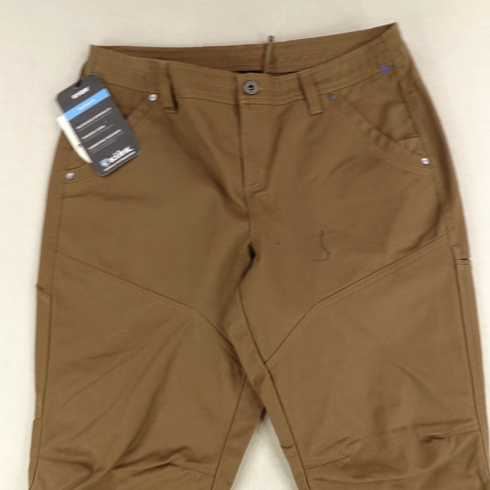 Vintage VINTAGE Kuhl Women's Pants Shorts Relaxed Fit Cotton Spandex Brown Casual Travel Workwear Size 10 Size 31" - 2 Thumbnail