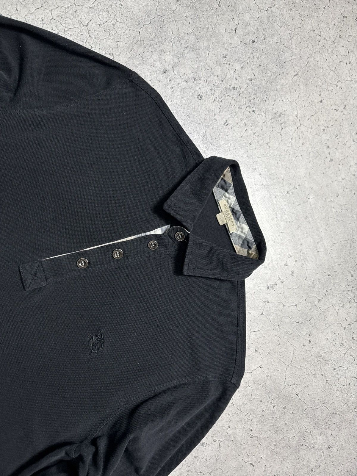 Burberry Burberry Brit Long Sleeve Shirts Black Luxury Vintage Size US M / EU 48-50 / 2 - 4 Thumbnail