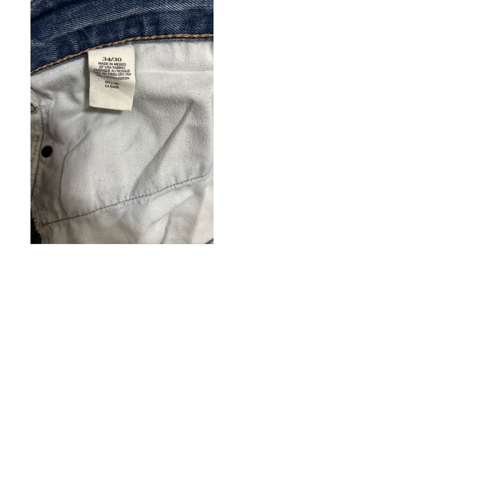 Vintage Denim & Supply Ralph Lauren Jeans Boots Bootcut Mens 34x30 Blue Distressed 5-Pocket Zipper Logo Vintage Size US 34 / EU 50 - 9 Thumbnail