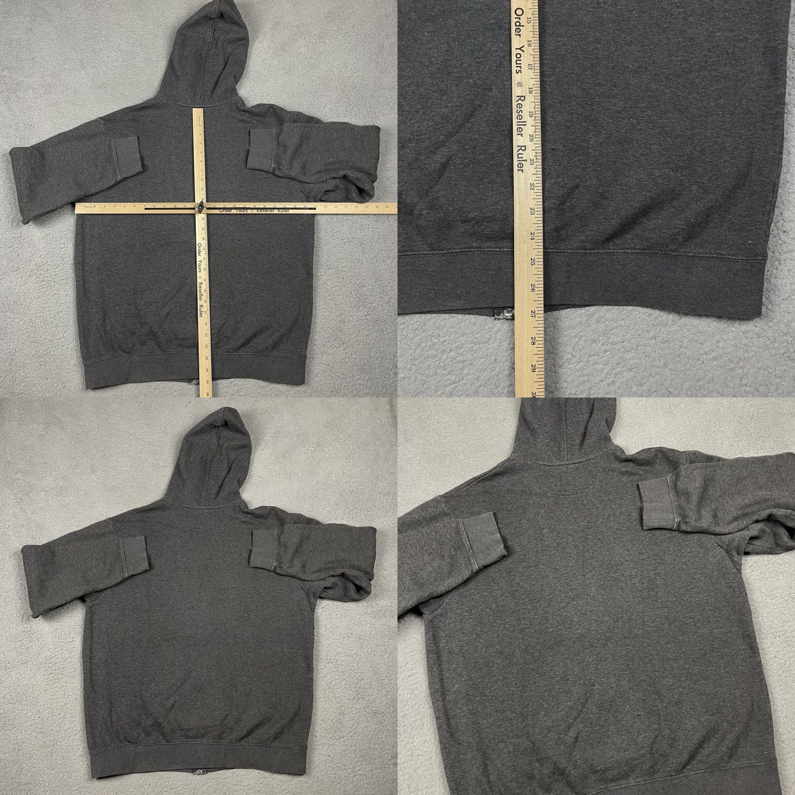 Nike VINTAGE Nike Hoodie Mens L Sweatshirt Swoosh Embroidered Chest Logo Zip Up Graphic Print, Gray, Regular, Pullover, Sports USA Vintage Theme, Men Size US L / EU 52-54 / 3 - 8 Thumbnail