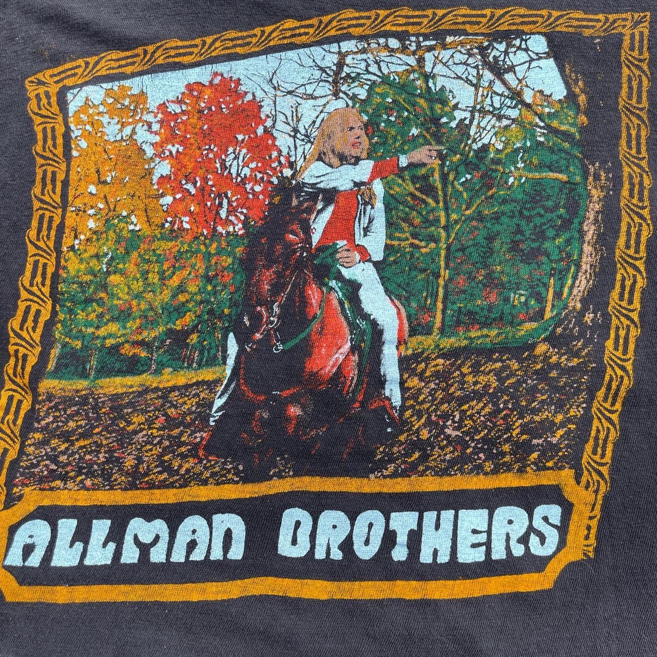 Vintage Vintage Rare 70s all man brothers classic southern rock tee Size US M / EU 48-50 / 2 - 5 Thumbnail