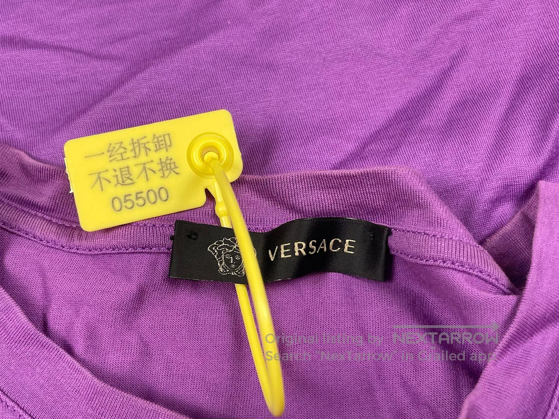 Versace Versace Medusa-Head Crystal Short Sleeve Top Size US XS / EU 42 / 0 - 4 Thumbnail