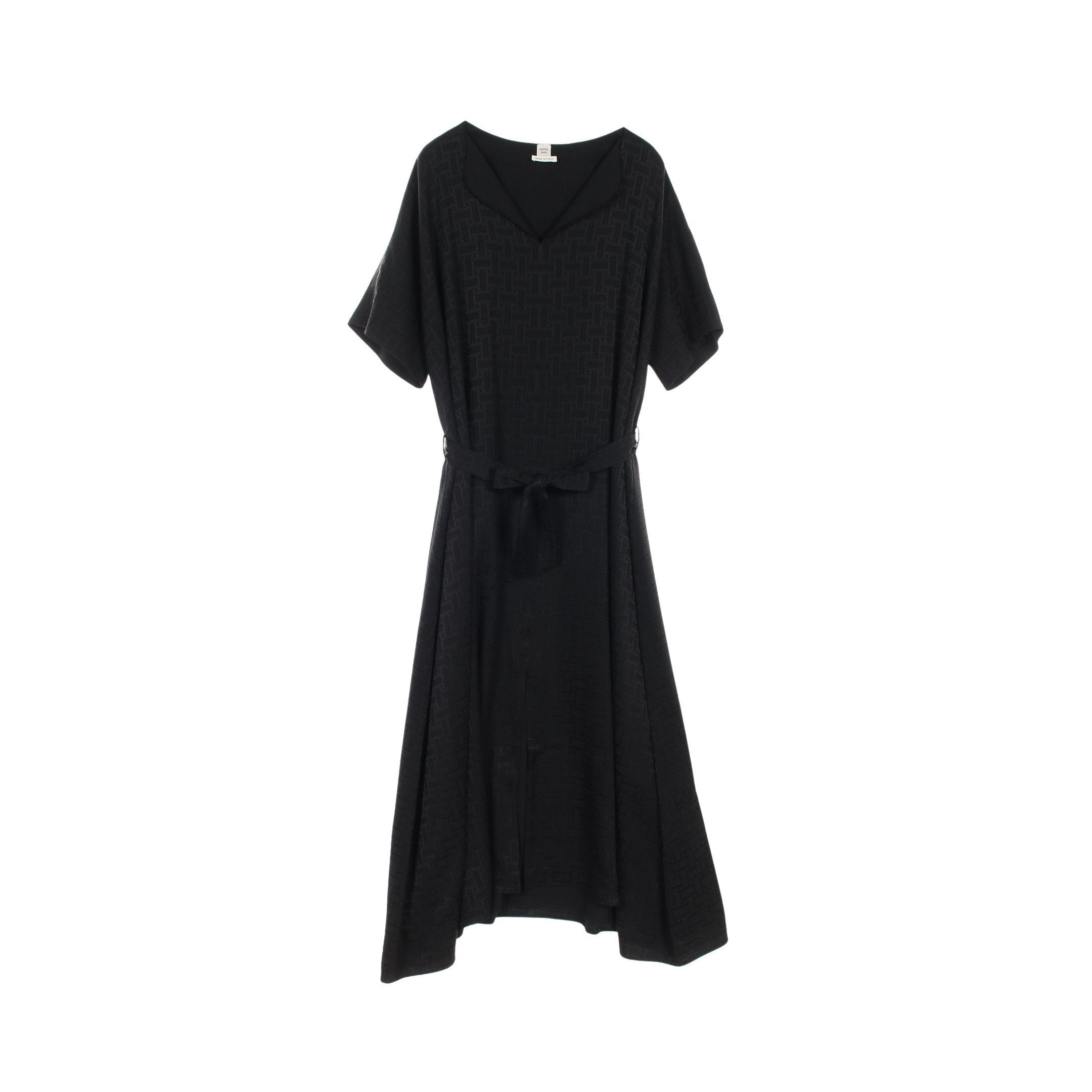 Hermes Hermes Mosaic One Piece Silk Black Size ONE SIZE - 1 Thumbnail
