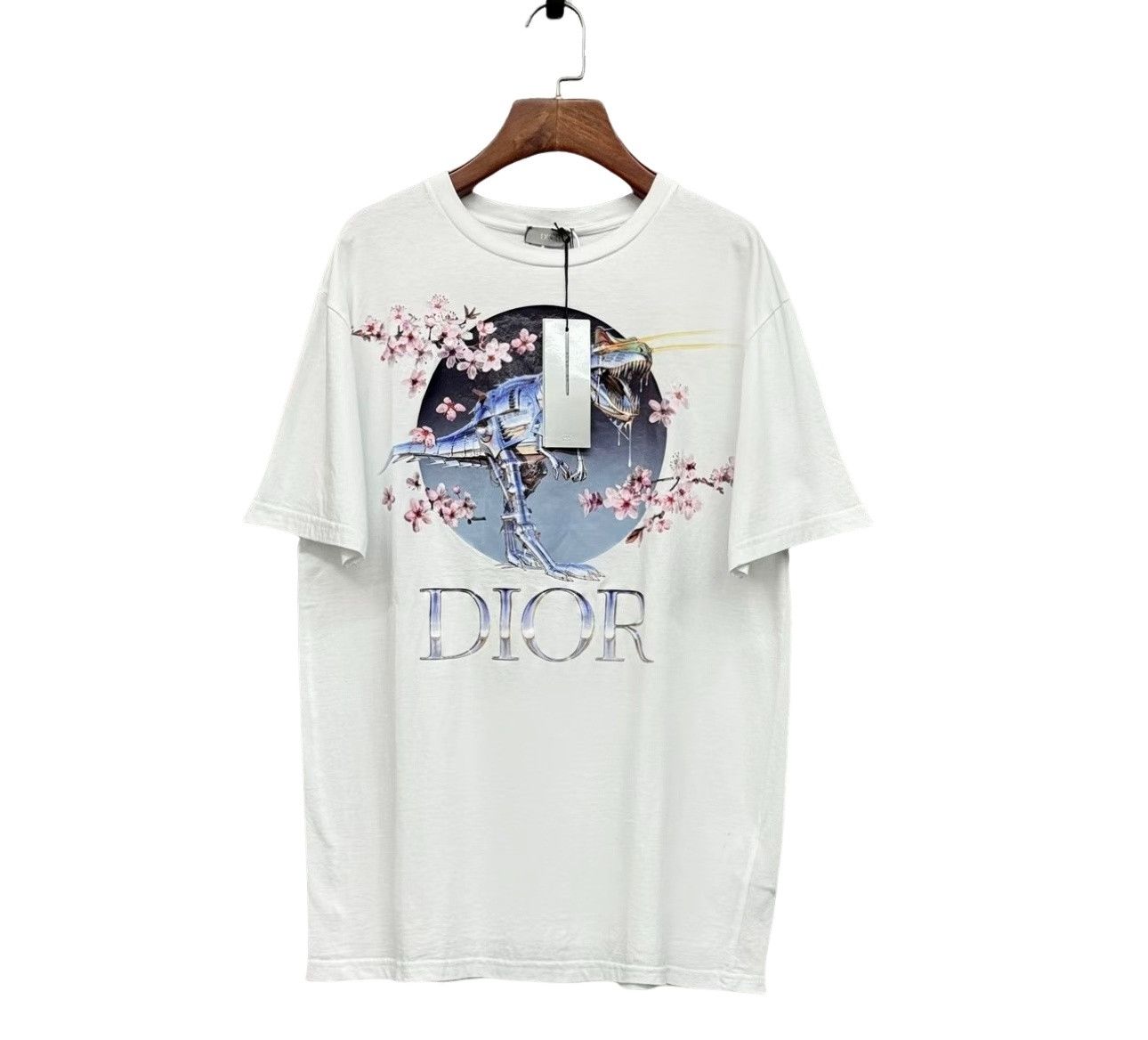 Dior Dior T-Shirt Sorayama Dinosaur T-Rex Shirt | Grailed