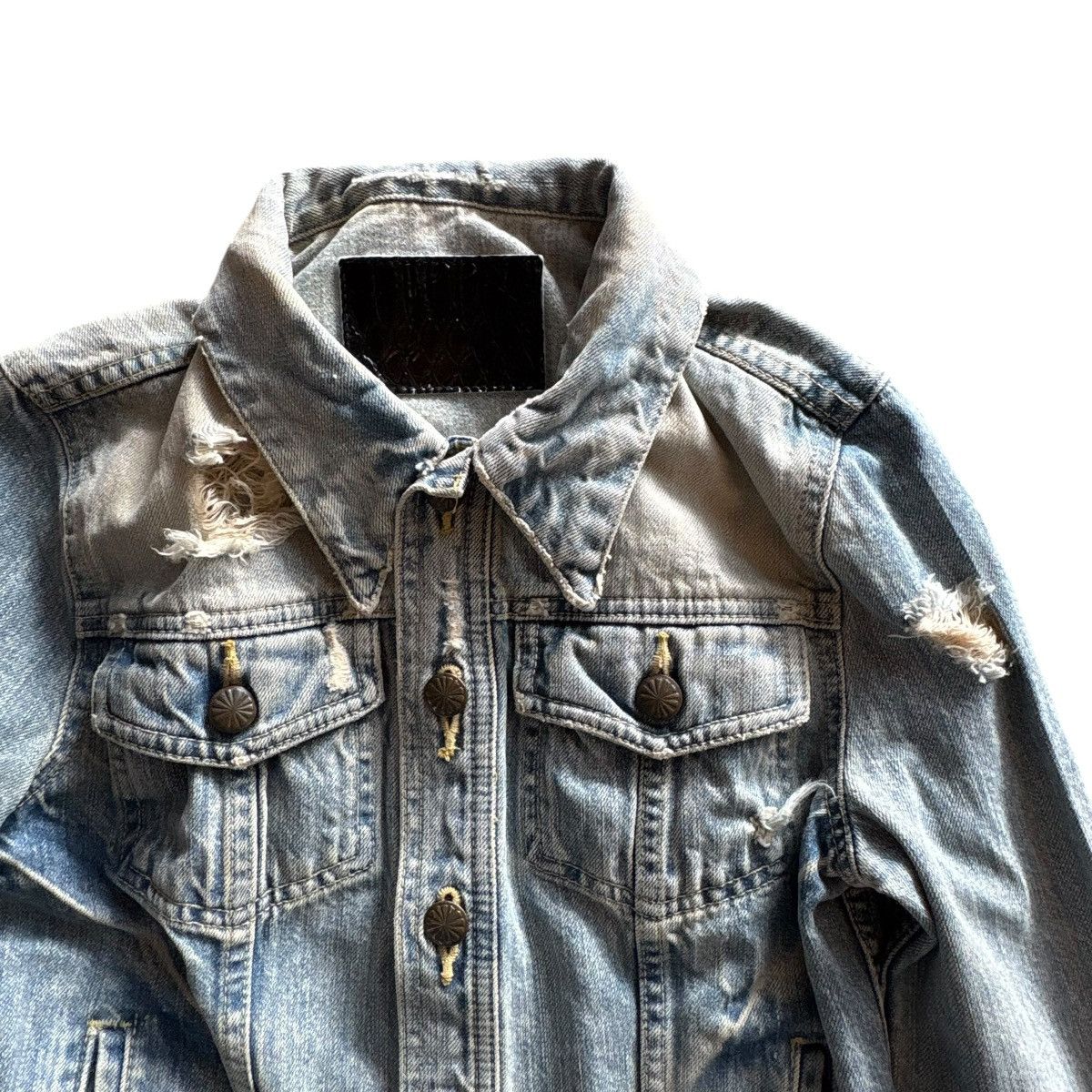 Helmut Lang × If Six Was Nine × Tornado Mart TORNADOMART JAPAN DISTRESSED WASHED DENIM Size S / US 4 / IT 40 - 2 Thumbnail
