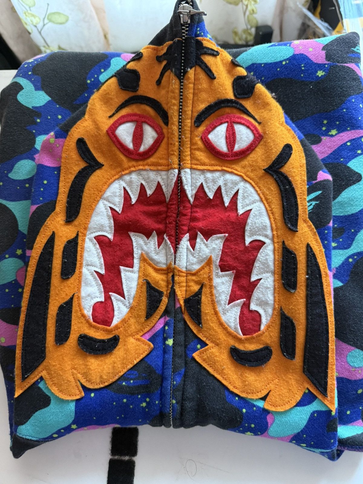 Bape Kid Cudi x BAPE Tiger Zip up Size US M / EU 48-50 / 2 - 2 Thumbnail