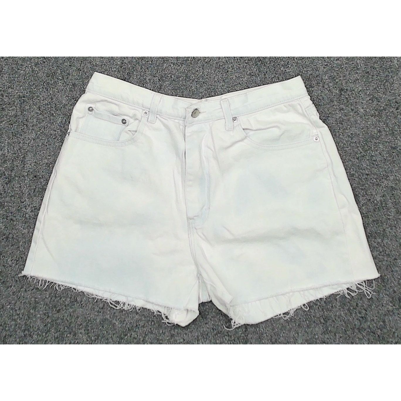 Jordache Vintage Jordache Custom Cut Acid Wash Denim Shorts Y2K Size 32" / US 10 / IT 46 - 3 Thumbnail