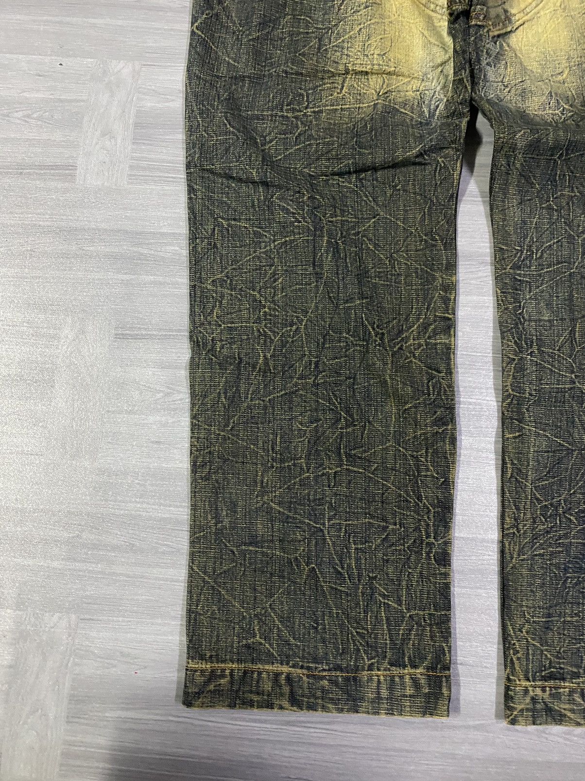 Woolrich Woolen Mills Vintage 90’s WOOLRICH Mudmax Claw Mark Baggy Denim Size US 35 - 20 Thumbnail