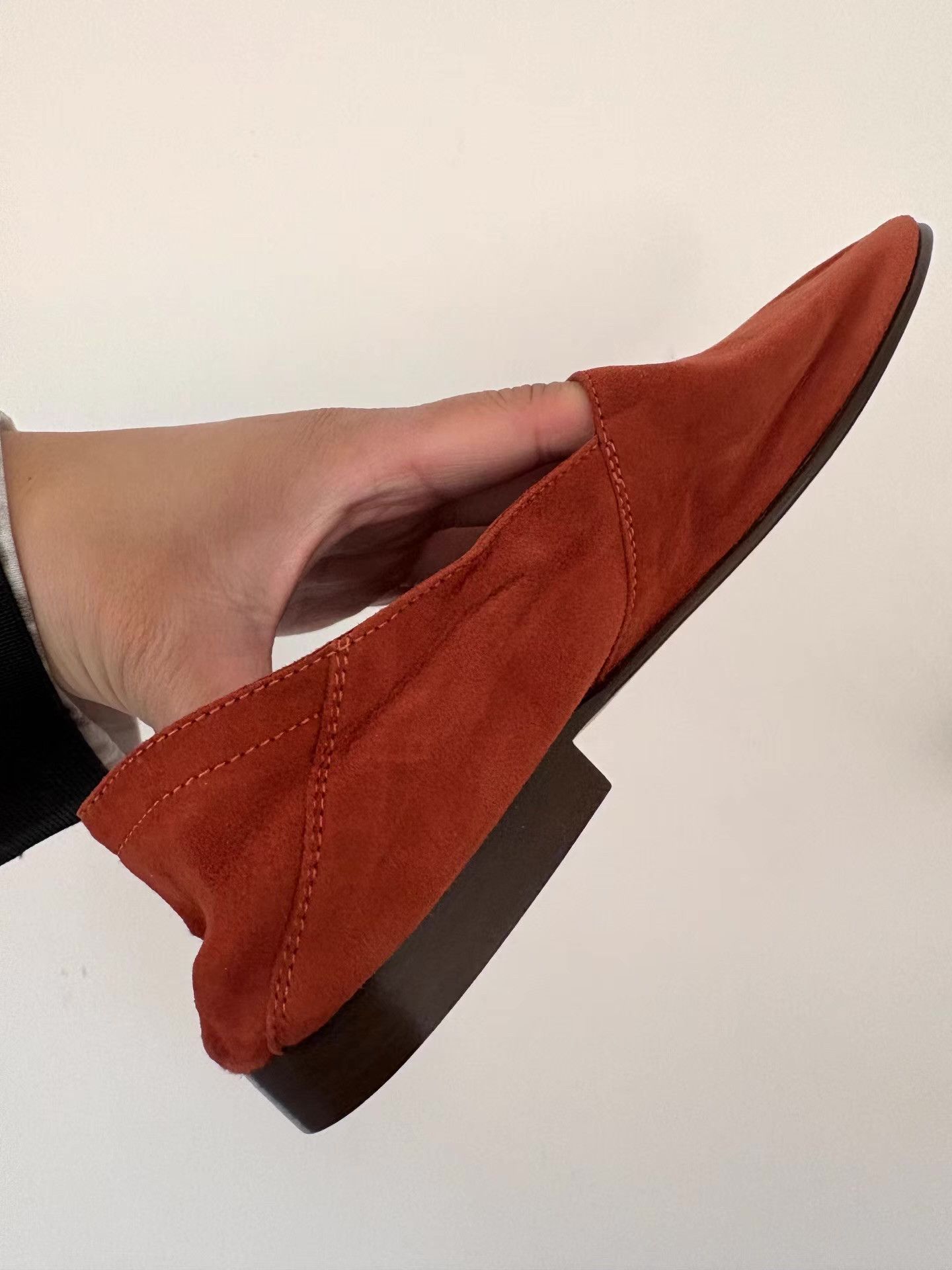 Mr. Hare Mr.Hare Men's Suede Pointed Toe Loafers Ｑ21 Size US 7.5 / EU 40-41 - 4 Thumbnail