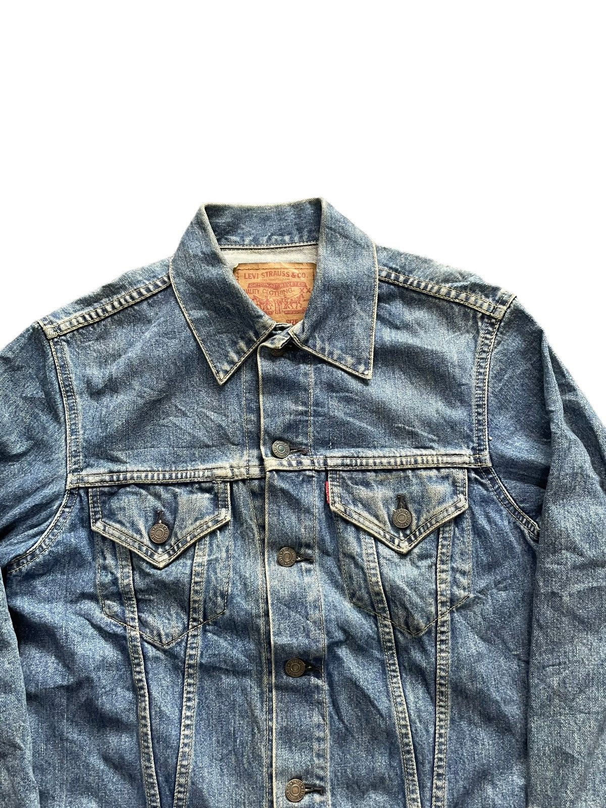 Levi's Vintage 1993 Levis 557 E Denim Jacket Size US M / EU 48-50 / 2 - 3 Thumbnail