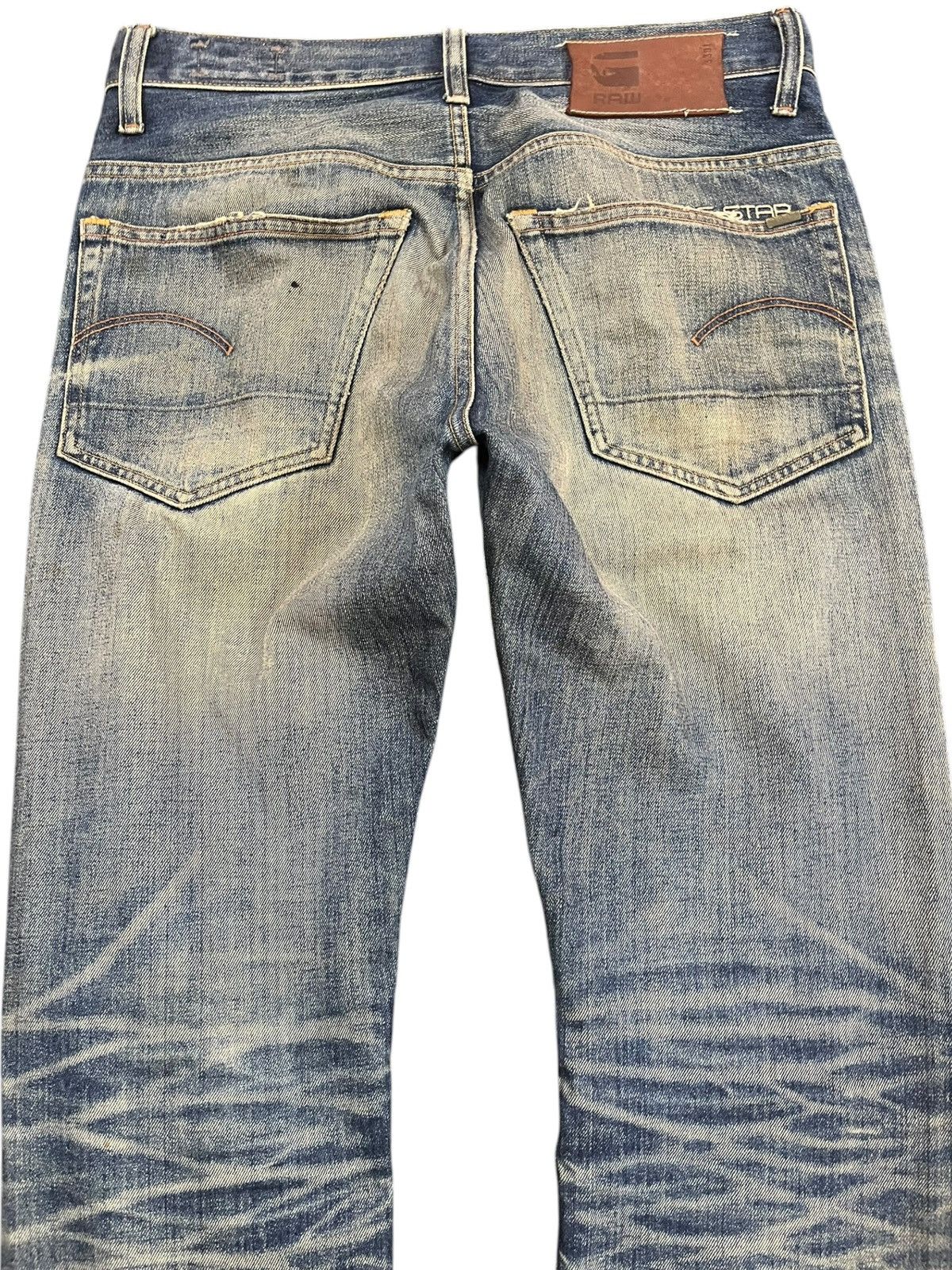 G-Star Vintage G Star Raw Curvy Leg Mudwash Denim Size US 33 - 11 Thumbnail