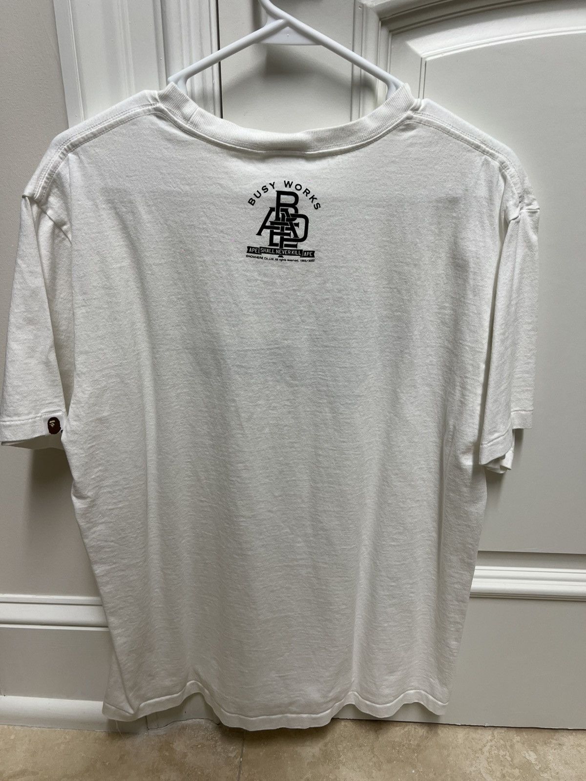 Bape Bape x busy works archive collab Tee Size US L / EU 52-54 / 3 - 3 Thumbnail
