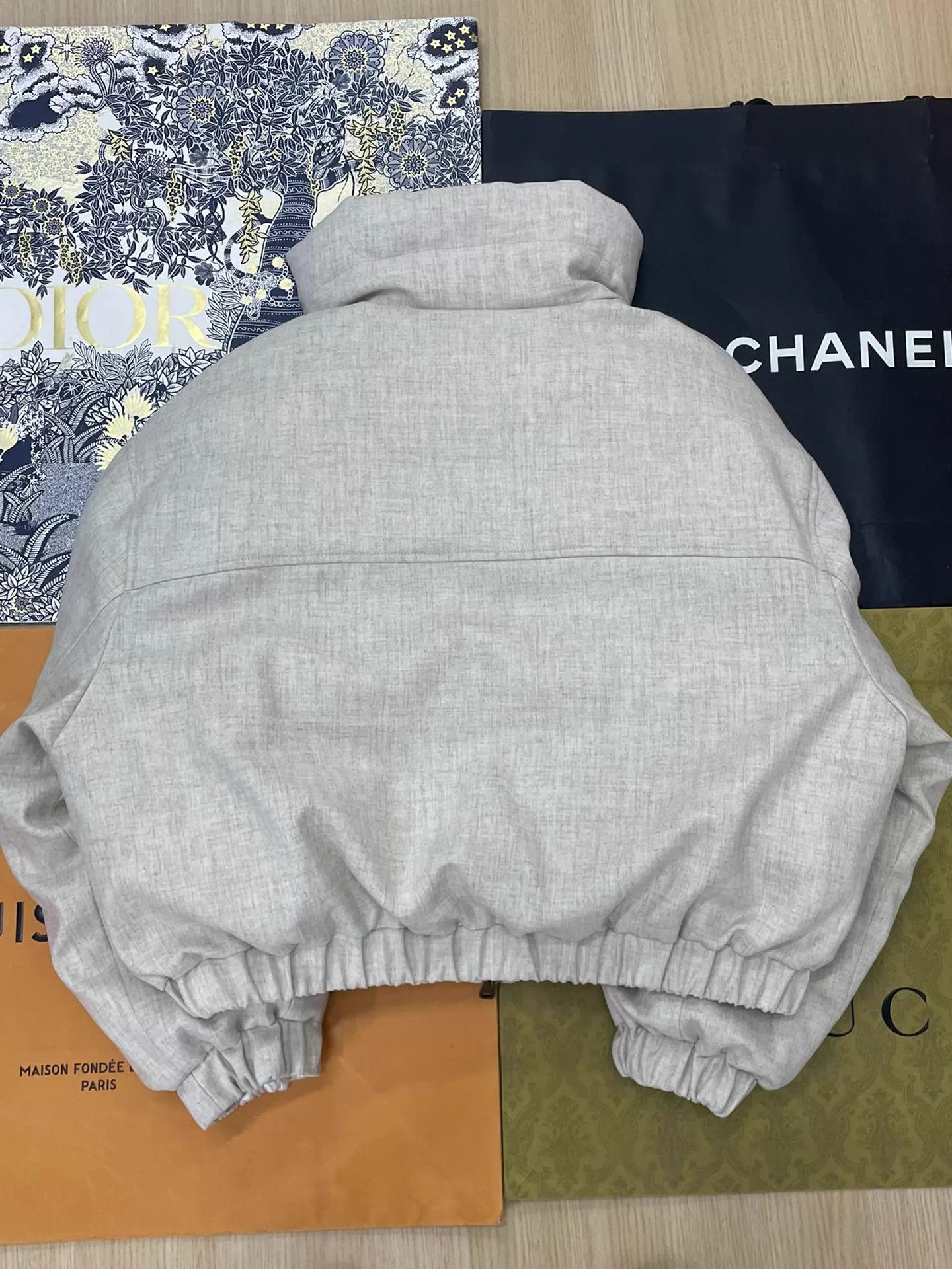 Brunello Cucinelli Brunello Cucinelli double-faced down jacket light beige 40 Size S / US 4 / IT 40 - 2 Thumbnail