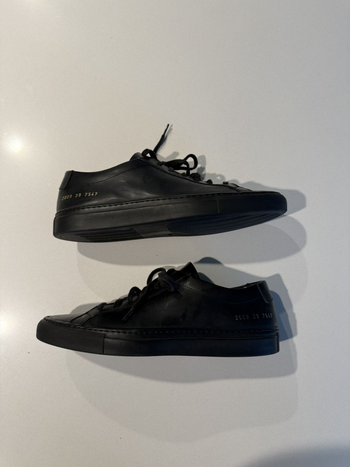 Common Projects Black Leather Common Projects sneakers Size US 7 / EU 40 - 1 Thumbnail