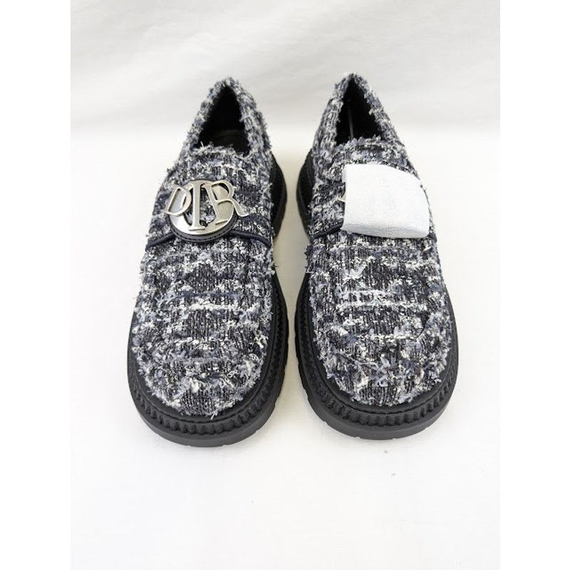 Dior o1rshd1 Buffalo Loafers Fabric in Navy Blue Size US 9 / EU 42 - 13 Thumbnail